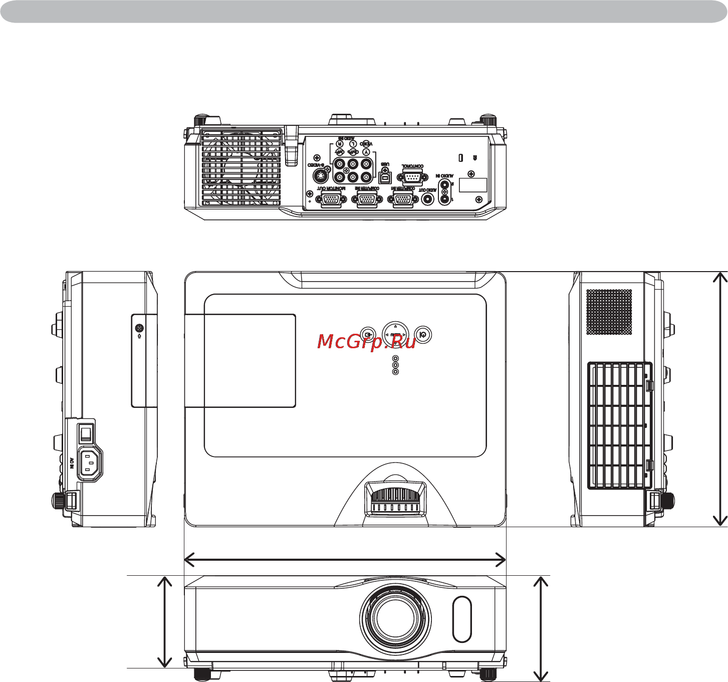 Viewsonic PJ759 [66/70] Технические требования продолжение