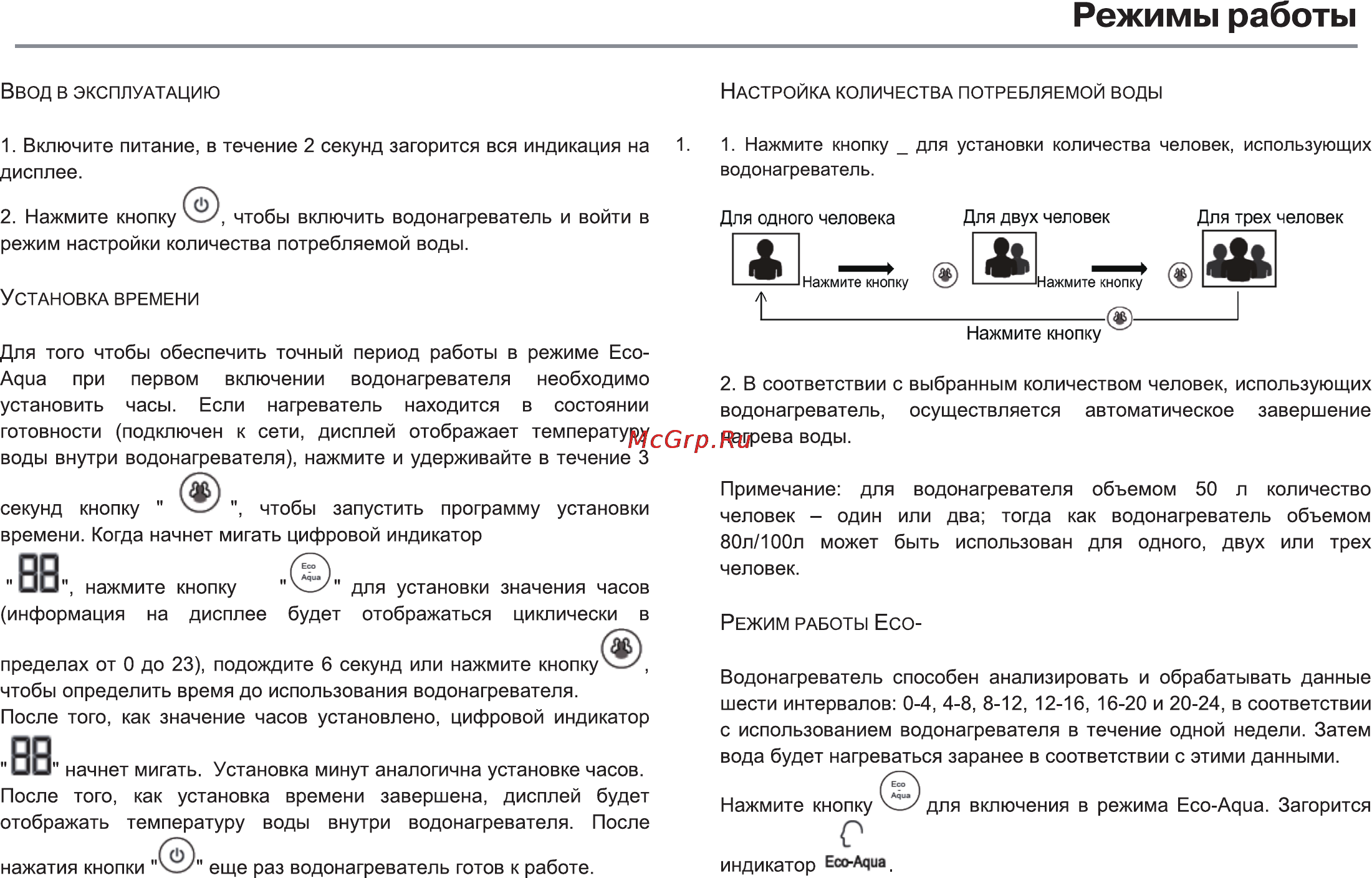 Haier ES50V-V1B (R) Инструкция по эксплуатации онлайн [15/25] 81270