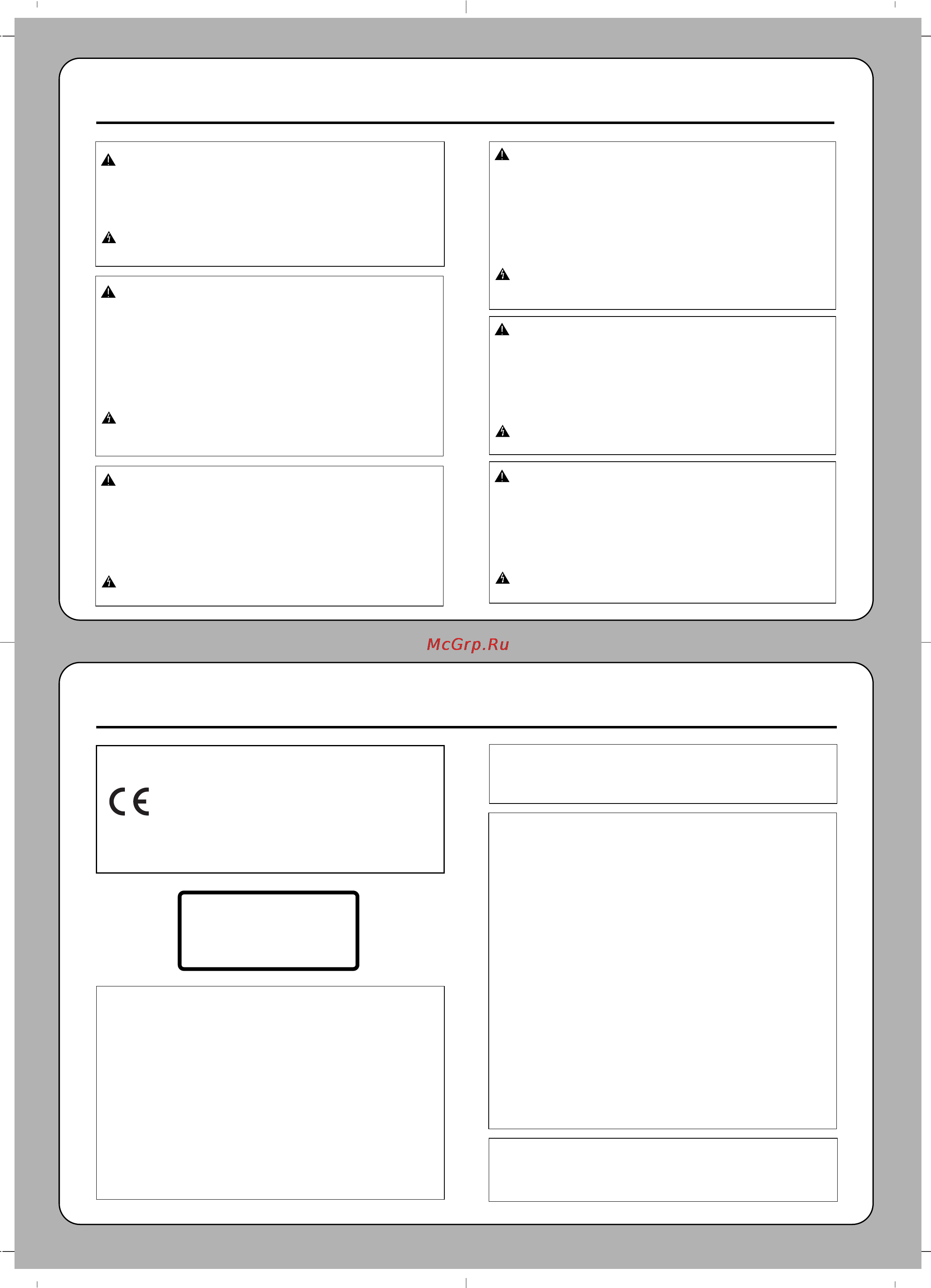 LG GP10NB20 [4/4] Safety instructions