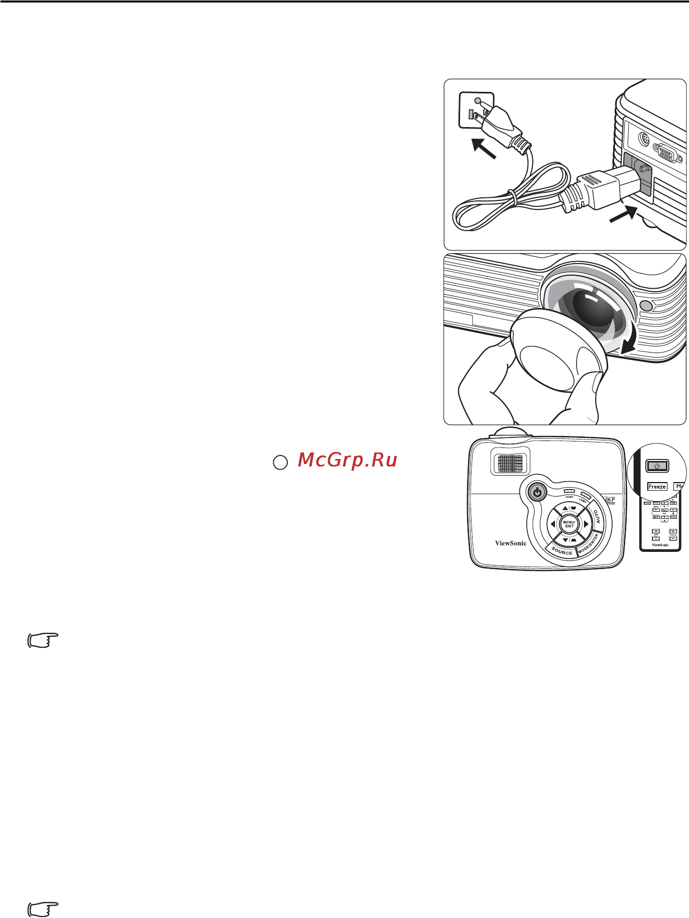Viewsonic PJD5351 [24/68] Порядок работы