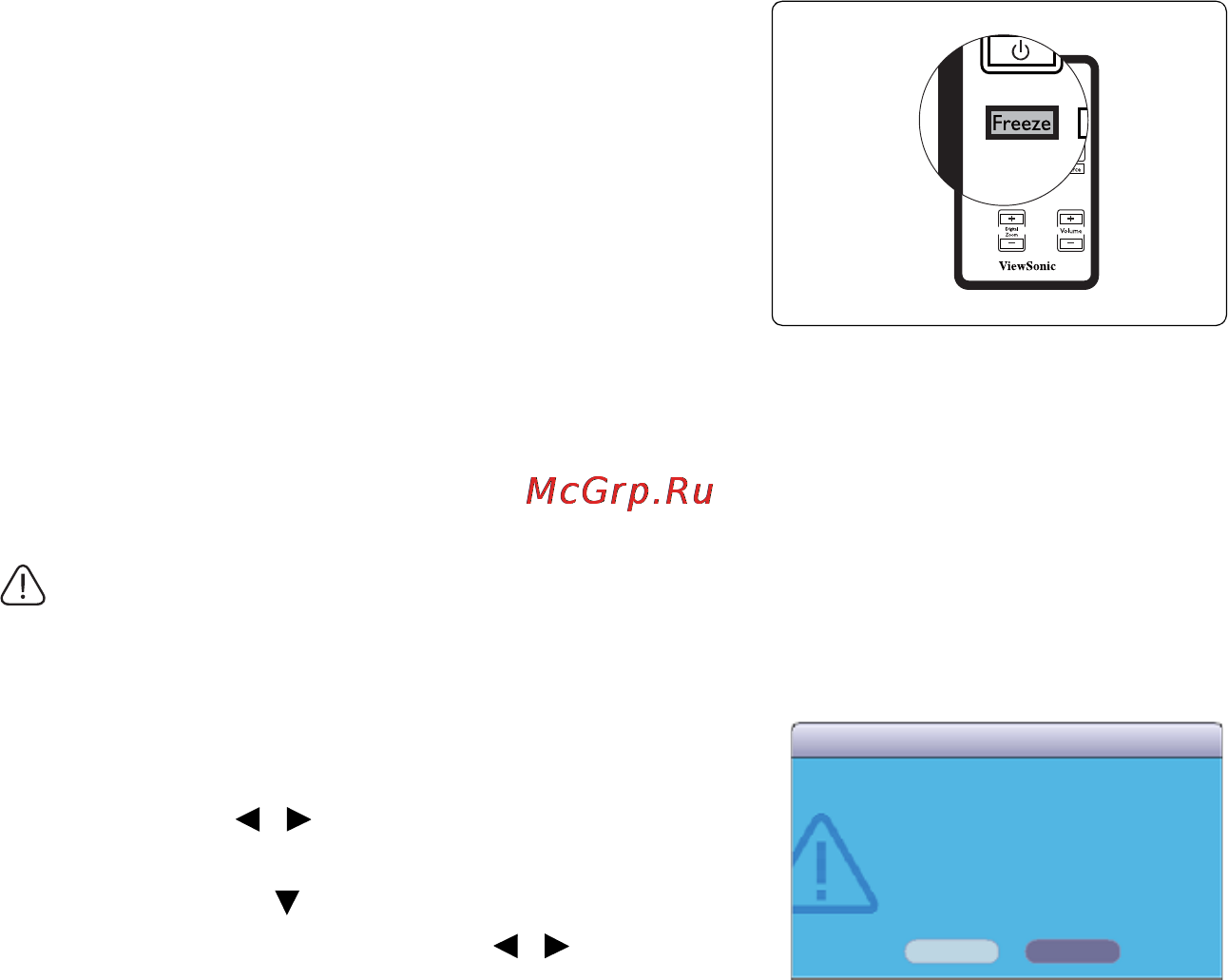 Viewsonic PJD5351 [38/68] Приостановка изображения