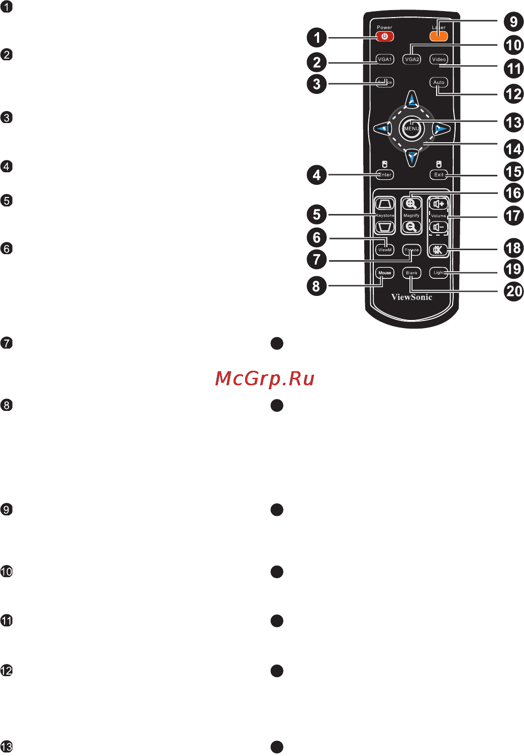 Viewsonic PJD6531W [14/57] Ïóëüò äèñòàíöèîííîãî óï²àâëåíèø
