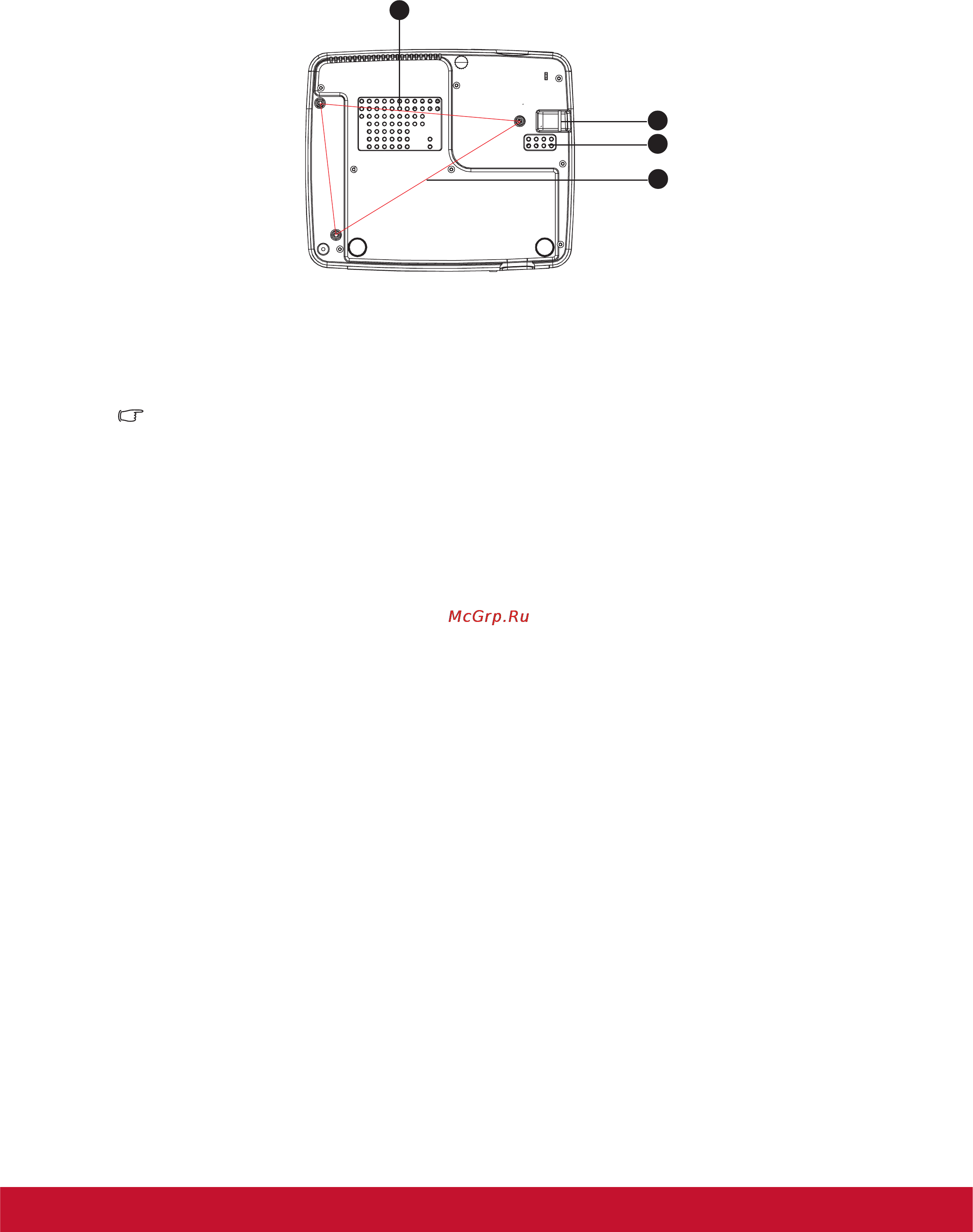 Viewsonic PRO6200 [11/52] Вид снизу