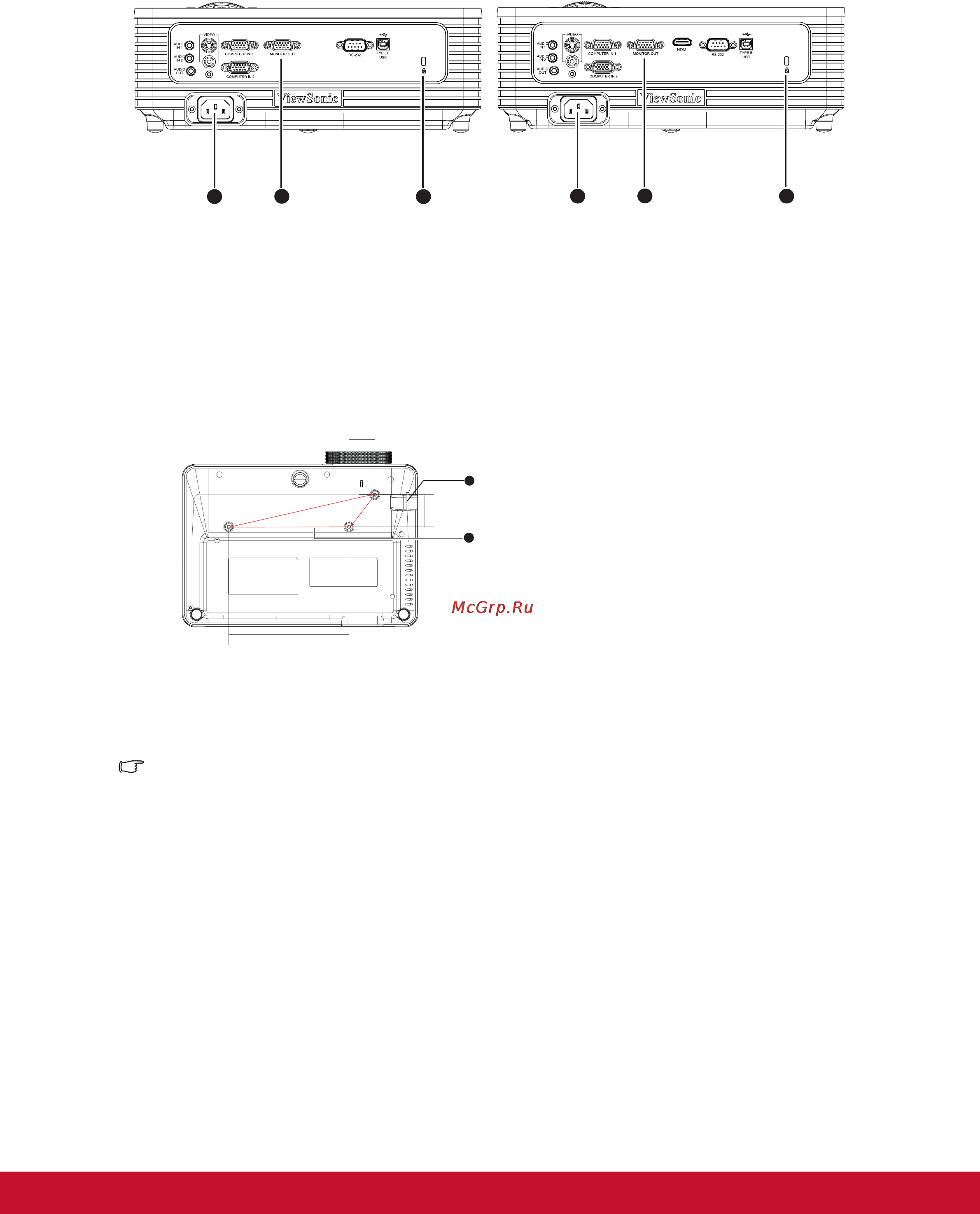 Viewsonic PJD7223 [11/55] Вид сзади
