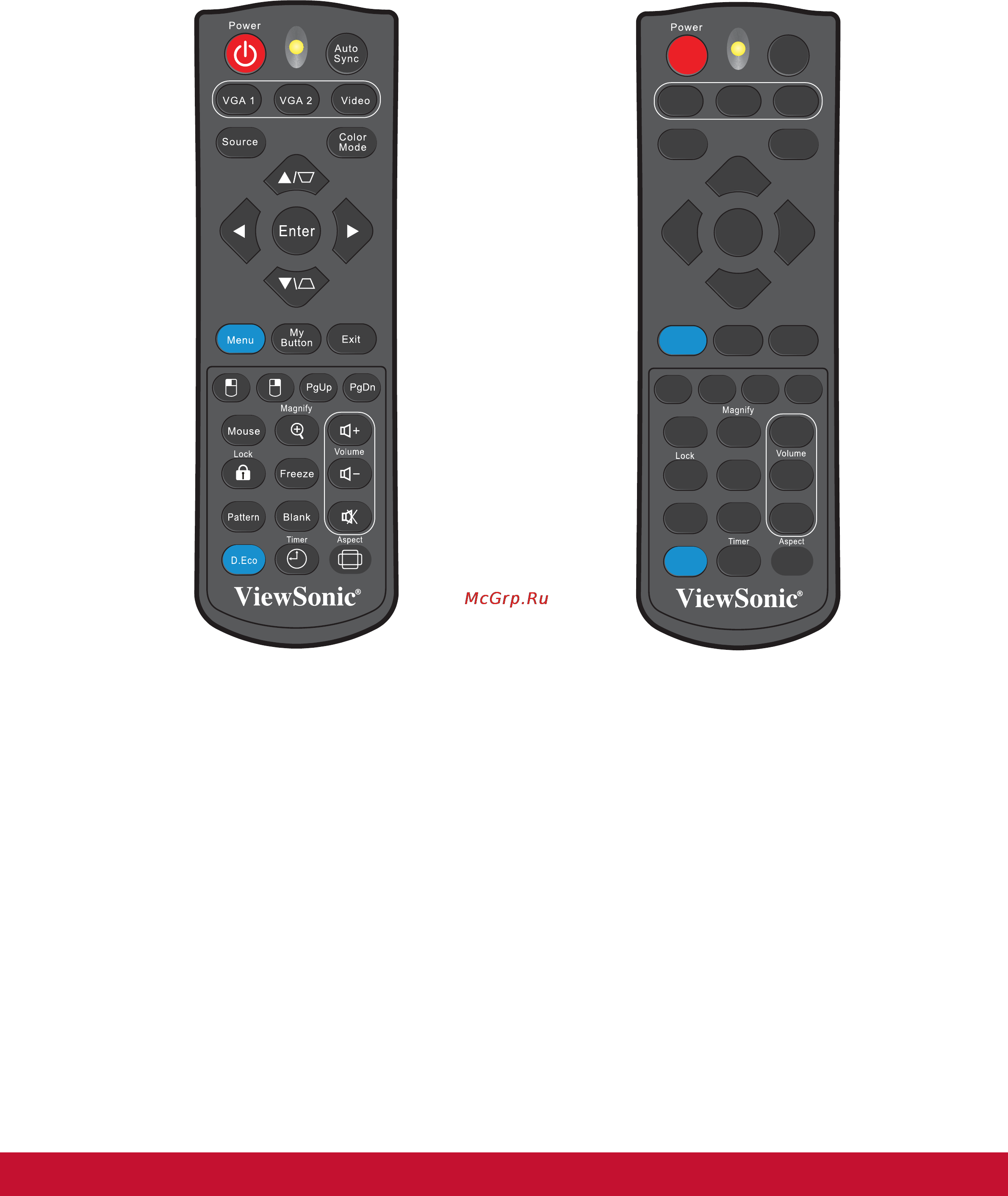 Viewsonic PJD7223 [50/55] Таблица кодов ик управления