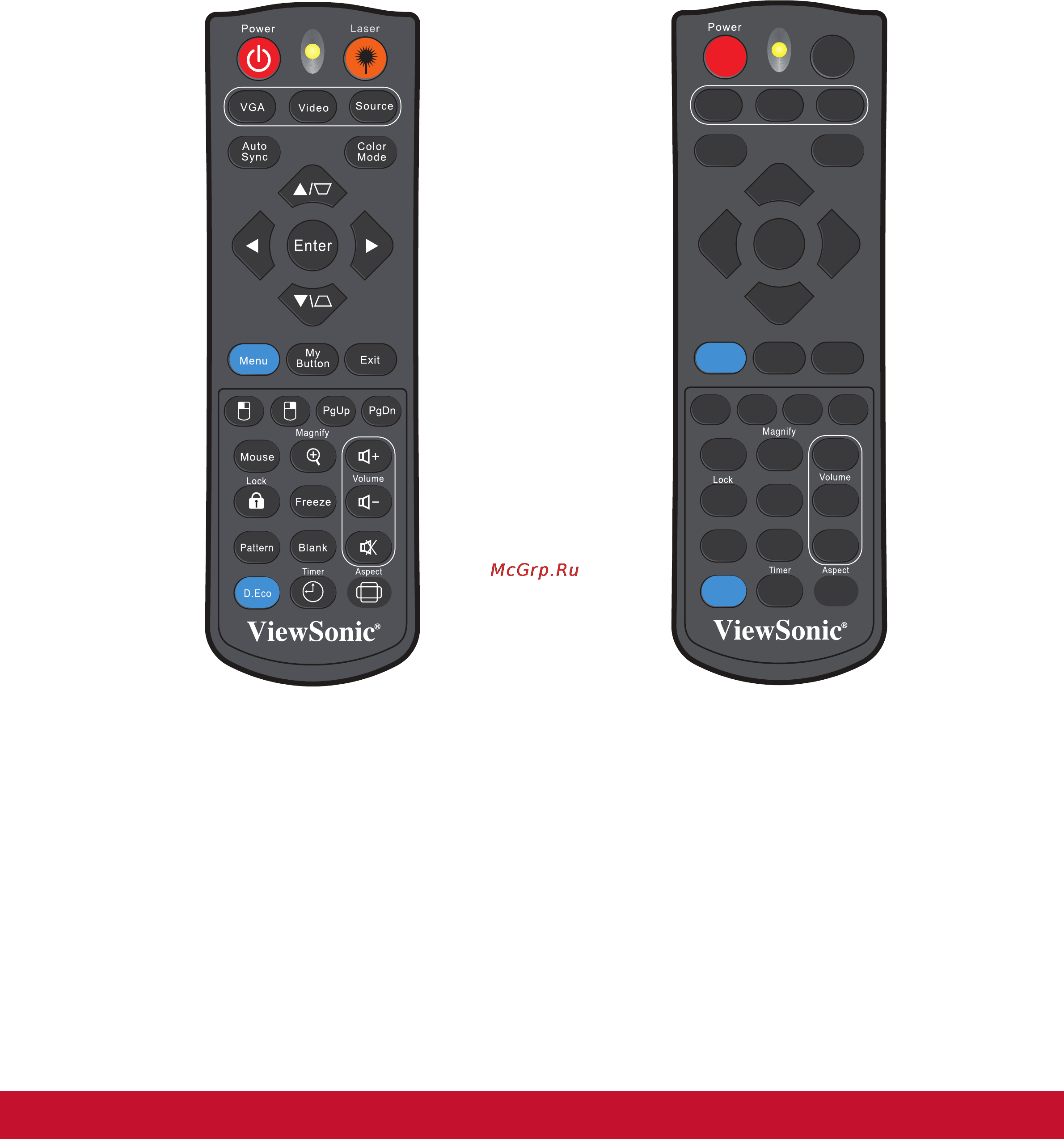 Viewsonic VG2401mh-2 [80/84] Êîäû èê êîìàíä ïóëüòà äèñòàíöèîííîãî óï²àâëåíèˇ