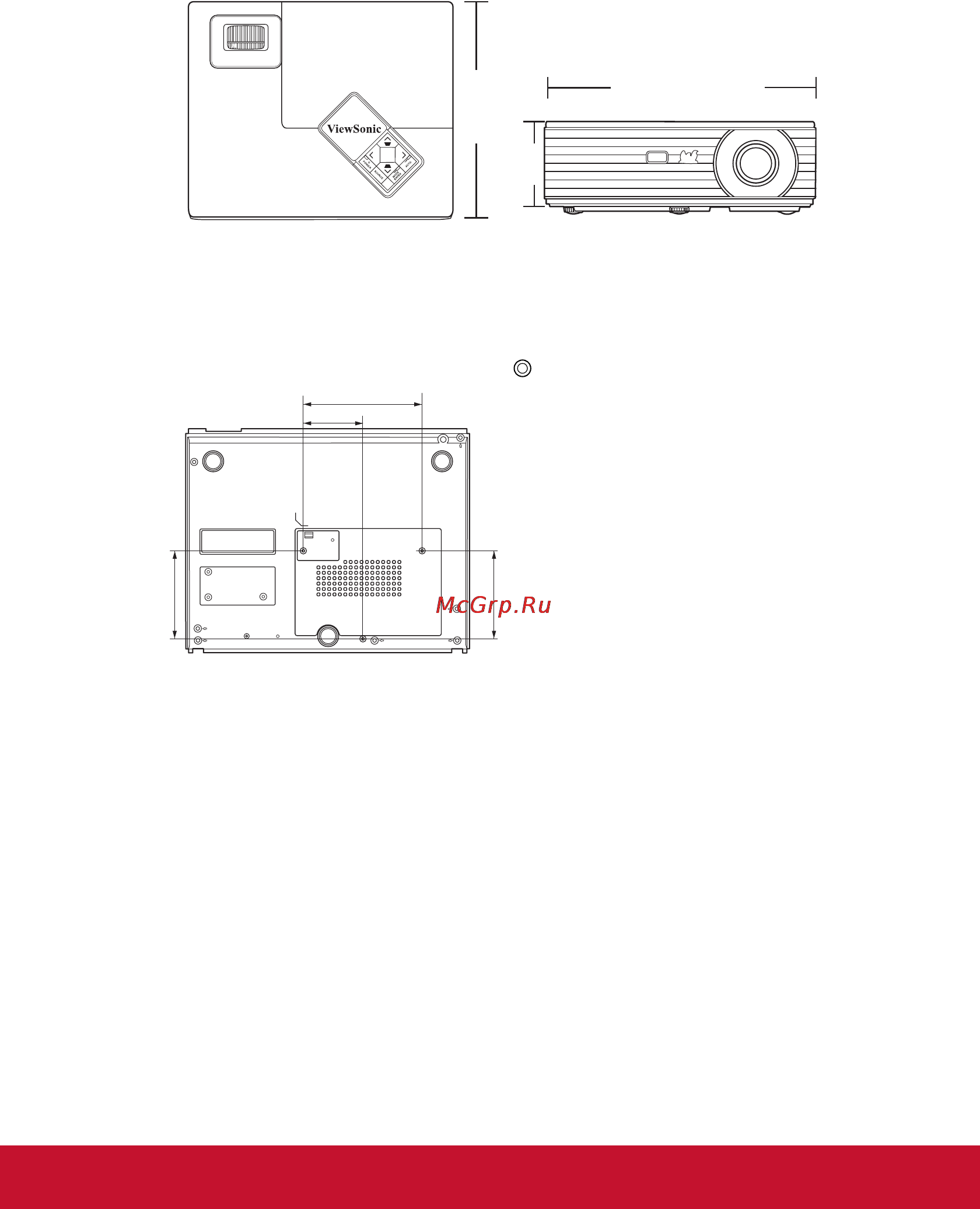 Viewsonic PJD7820HD [67/84] Ê²åïëåíèå íà ïîòîëêå