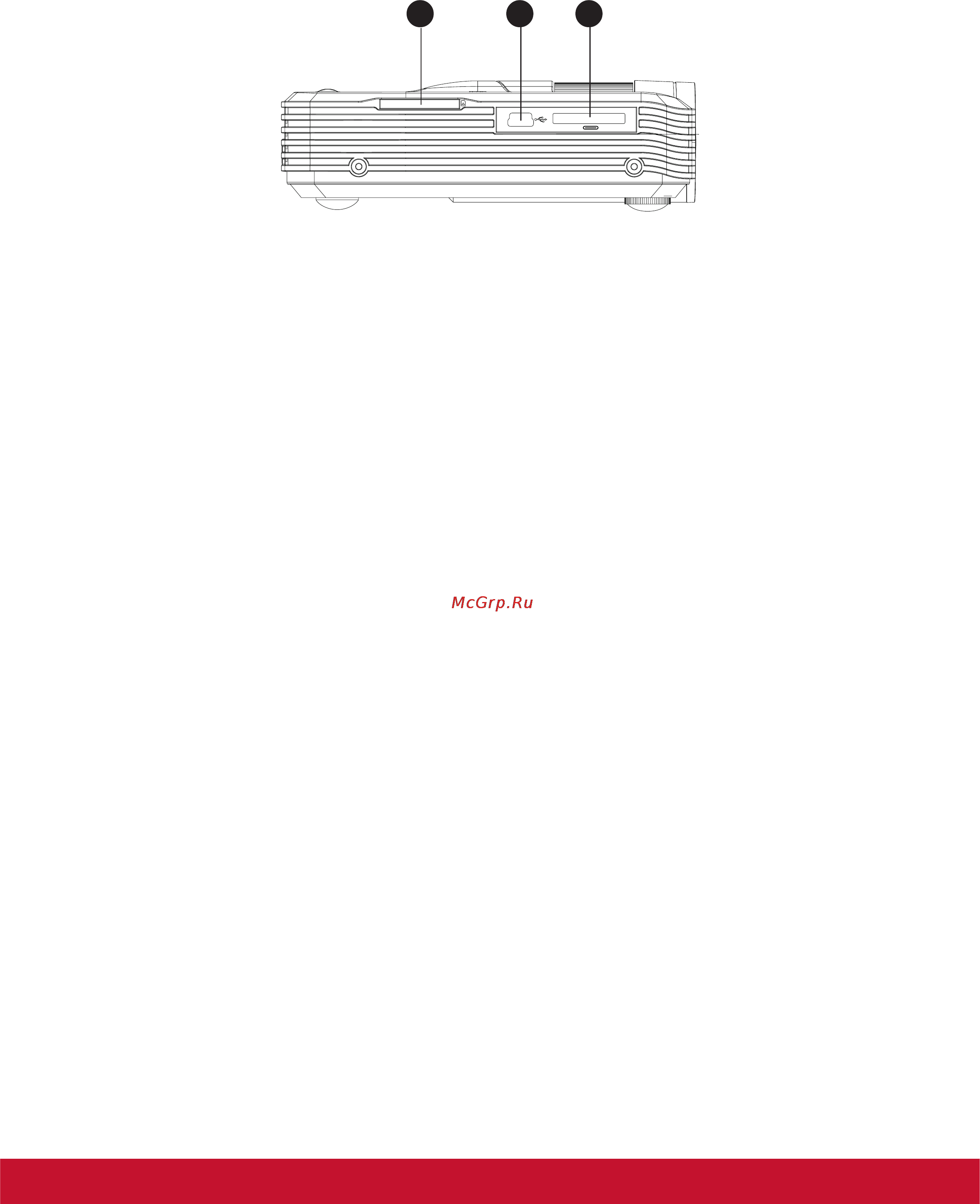 Viewsonic PLED-W200 [13/61] Порты подключения