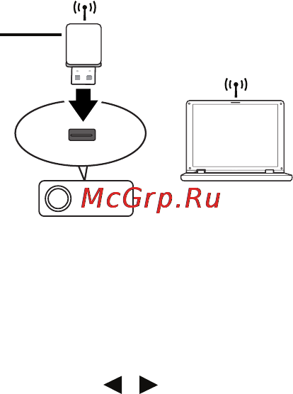 Viewsonic PRO8400 [43/77] Беспроводное подключение