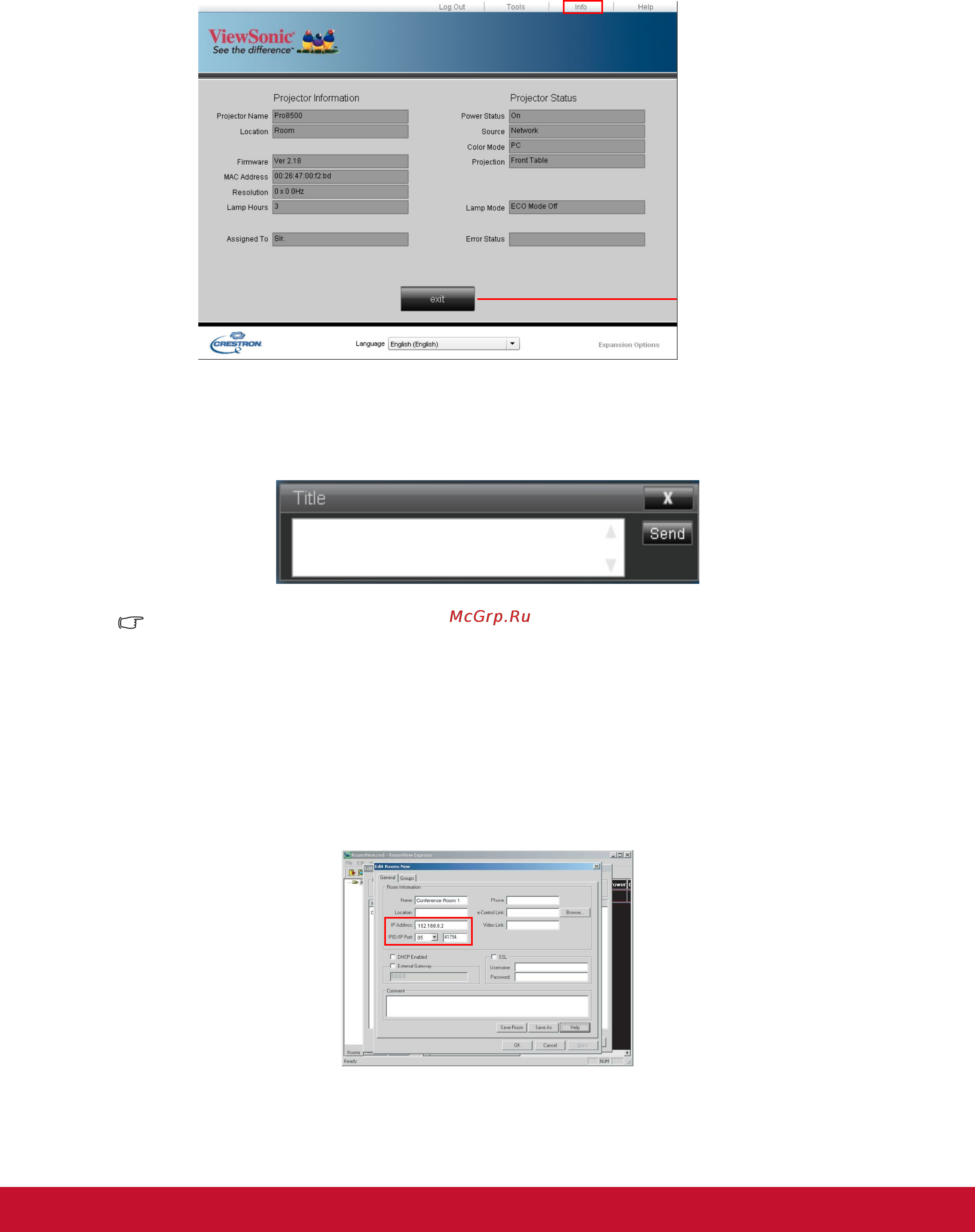 Viewsonic PRO8600 Инструкция по эксплуатации онлайн [47/70] 81404