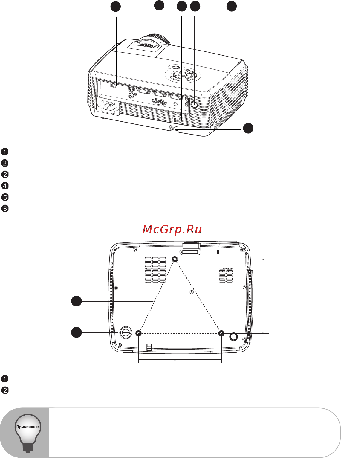Viewsonic PJD6211 [11/41] Вид сзади