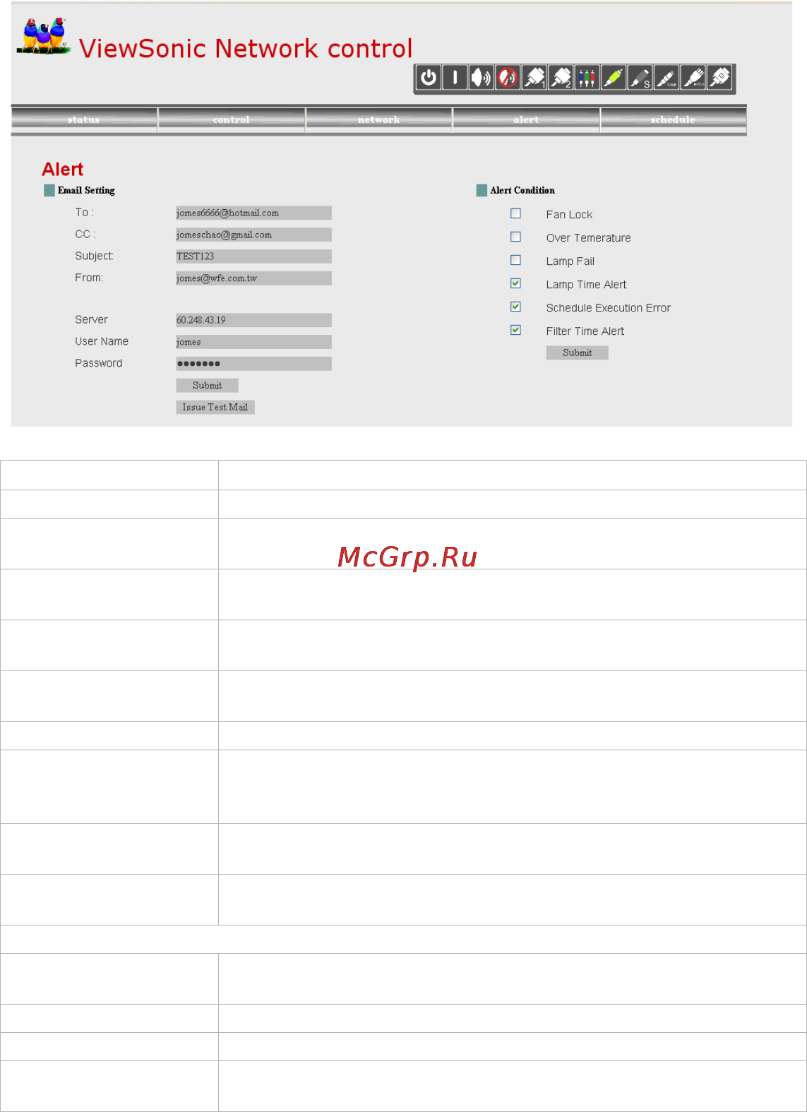 Viewsonic PJD6221 [38/57] Предупреждение