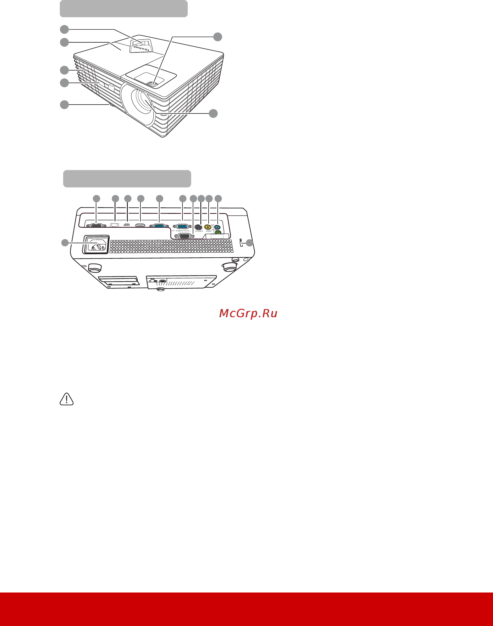 Viewsonic PJD6543W Инструкция по эксплуатации онлайн [12/91] 81446