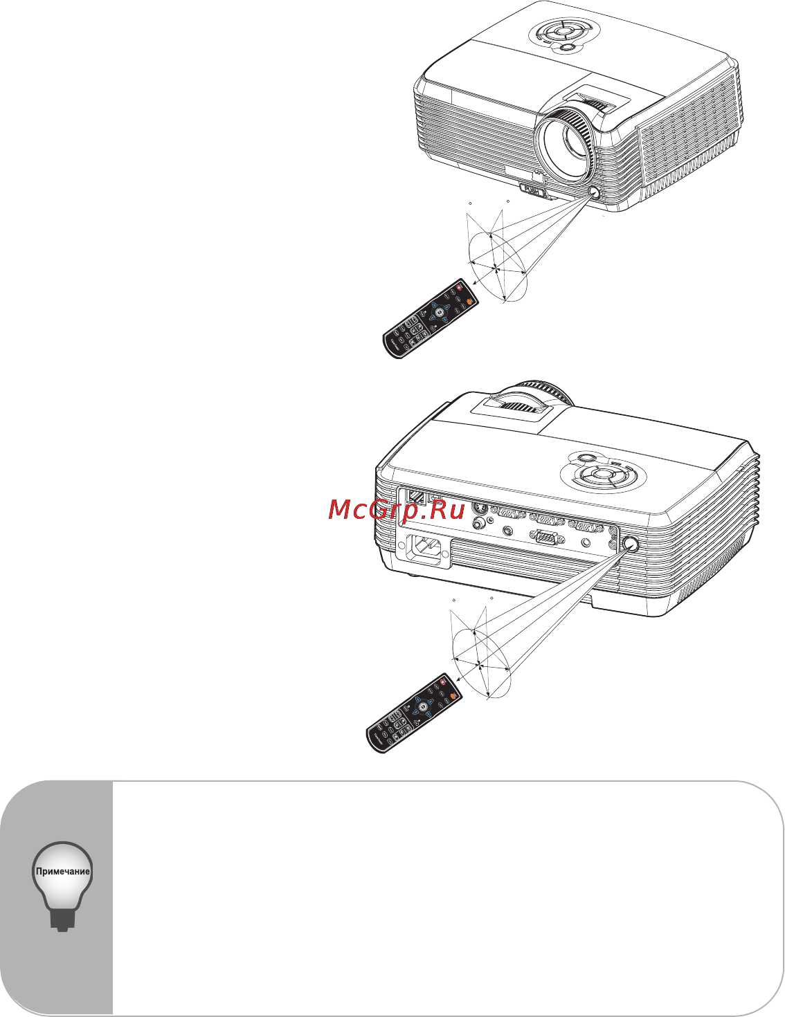 Viewsonic PJD6241 [16/57] Èñïîëüçîâàíèå ïóëüòà äèñòàíöèîííîãî óï²àâëåíèø