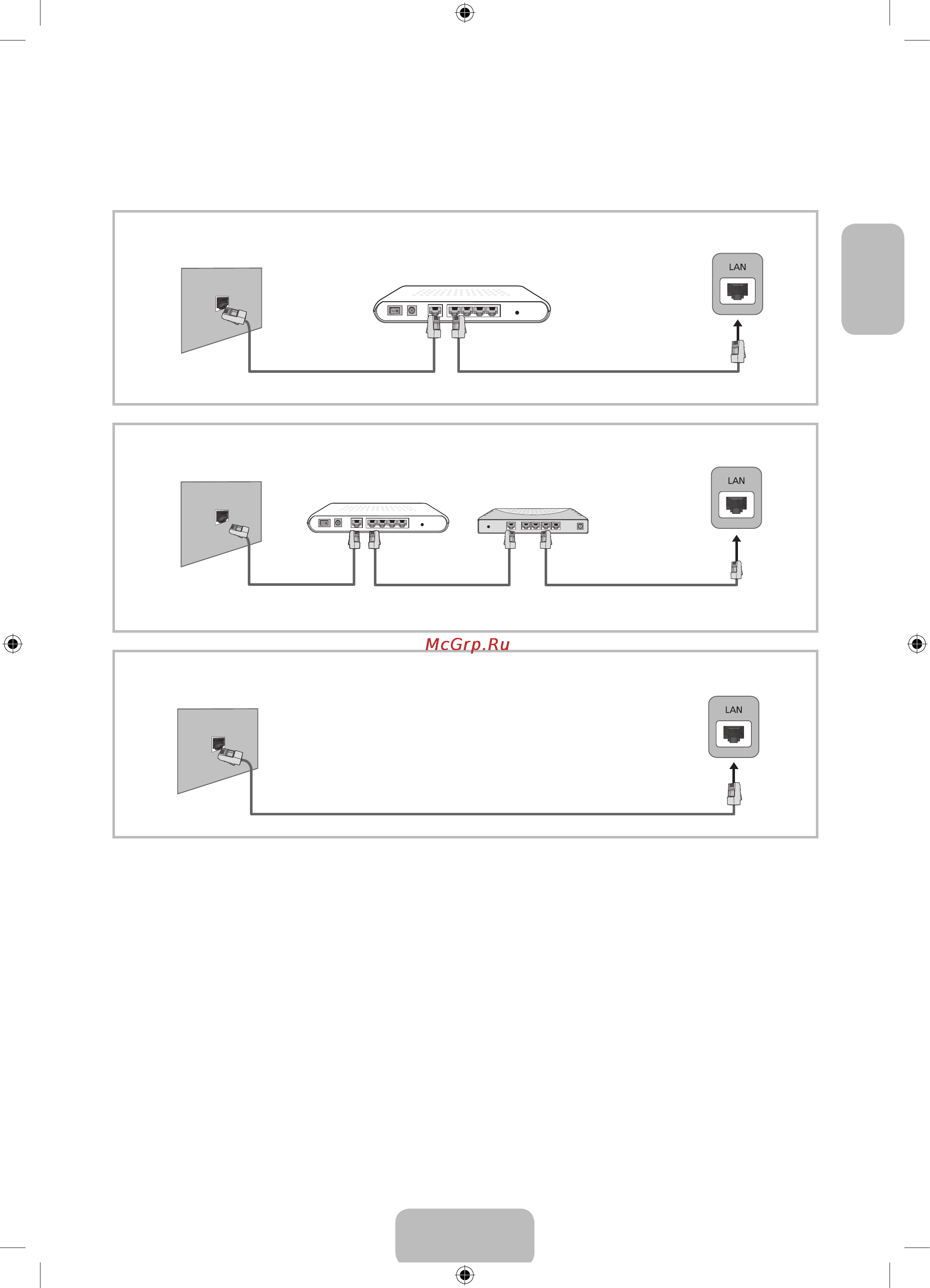 Samsung UE32F4500AK [11/19] Телевизор не поддерживает работу сети если скорость соединения составляет 10 мбит с и ниже