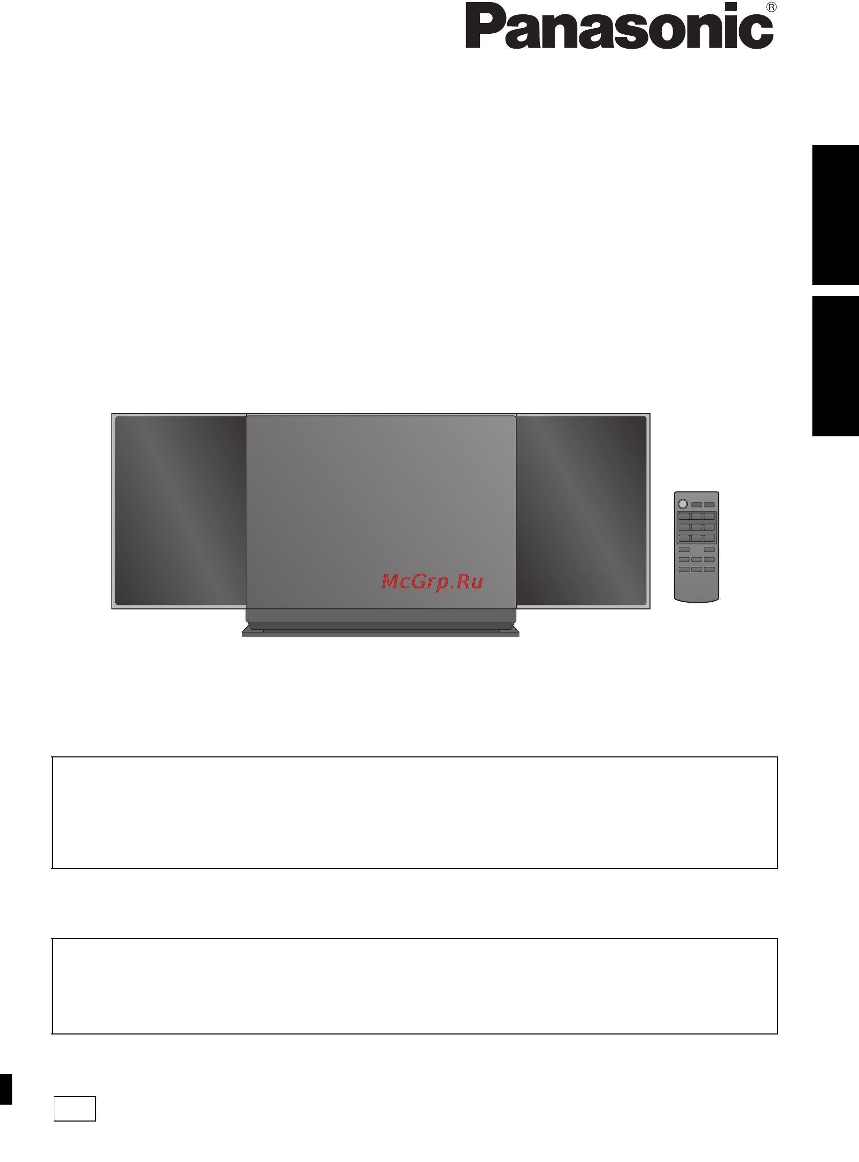 Panasonic SC-HC38EE-S Инструкция по эксплуатации онлайн