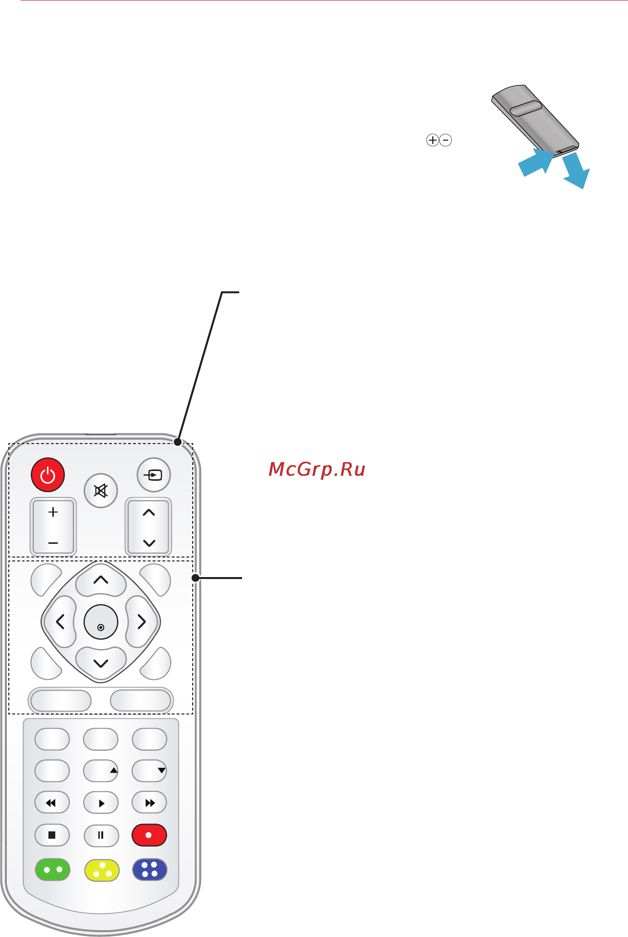 LG PG60G [20/60] Пульт ду