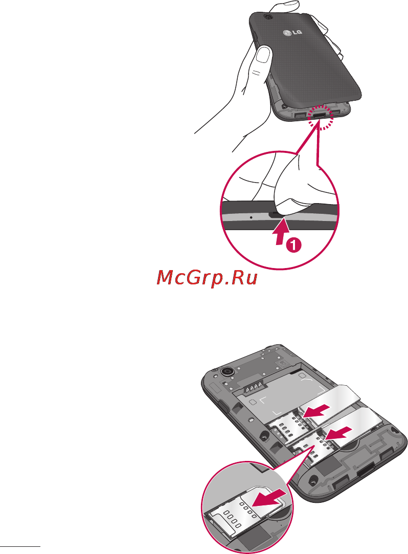 LG D170 (L40) [383/465] Installing the sim card and battery