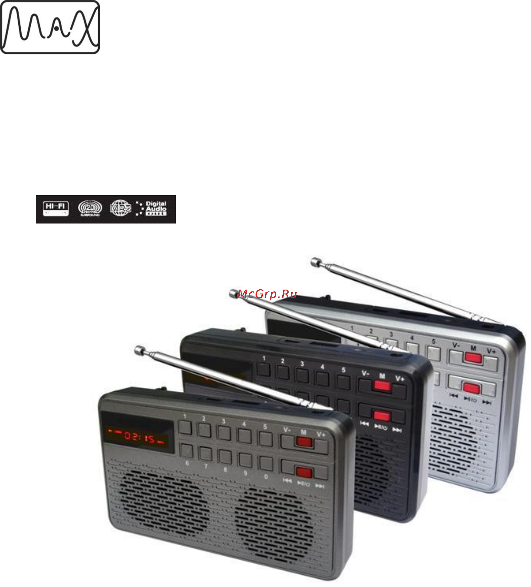 Max MR-270 Инструкция по эксплуатации онлайн