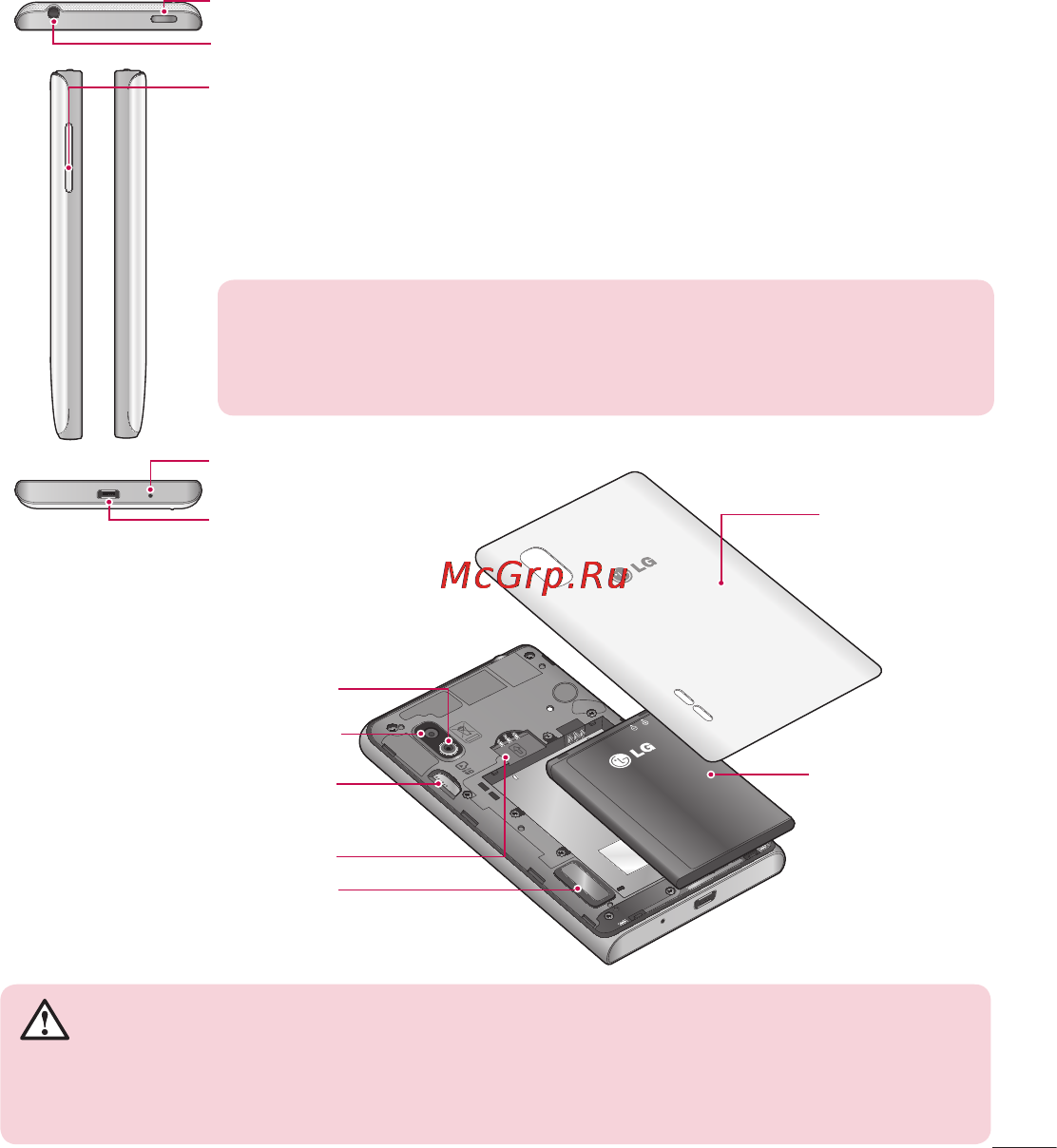LG LGE612 Optimus L5 [25/464] Внимани