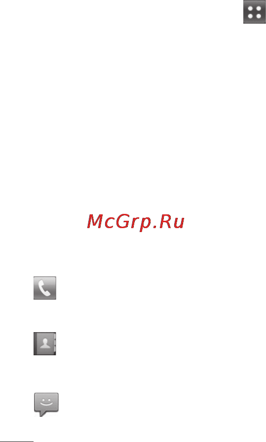 LG LGP698 Optimus Link Dual [146/260] Ваш домашній екран