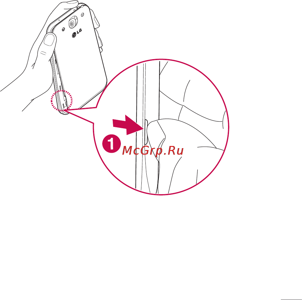 LG LGE988 Optimus G Pro [427/524] Installing the micro usim card and battery