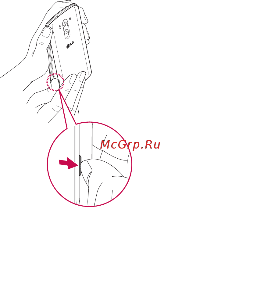 LG LGD724 G3s [233/412] Sim картасын жəне батареяны салу
