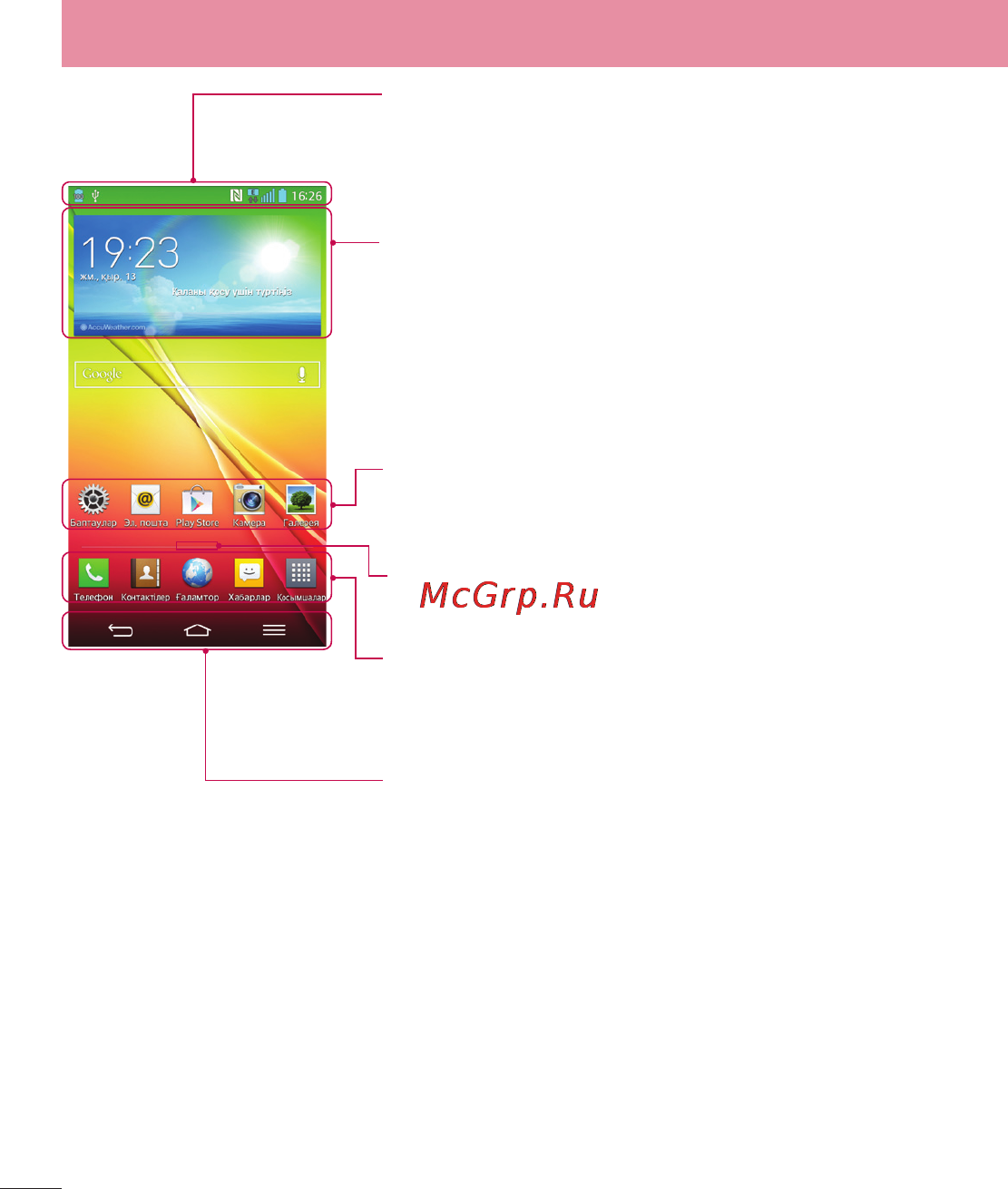LG LGD802 G2 [316/542] Кеңейтілген негізгі экран