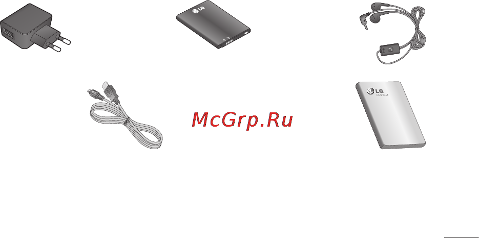 LG E510 [327/388] Аксесуари