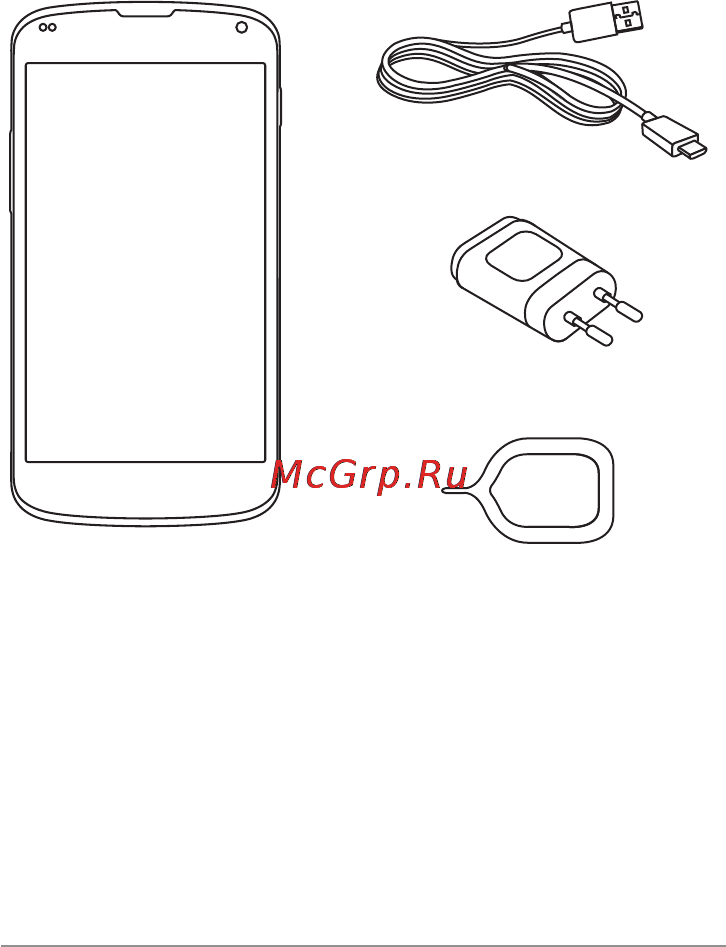 LG NEXUS 4 (E960) [35/122] Вміст упаковки