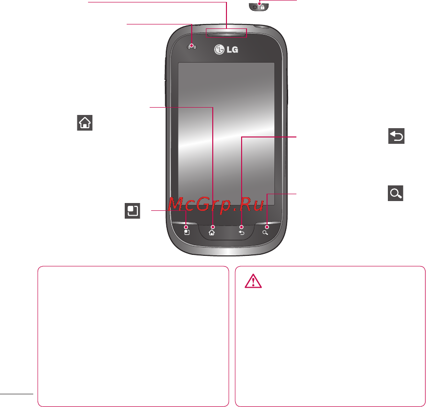 LG P690 Optimus Link [134/252] Ознайомлення з телефоном