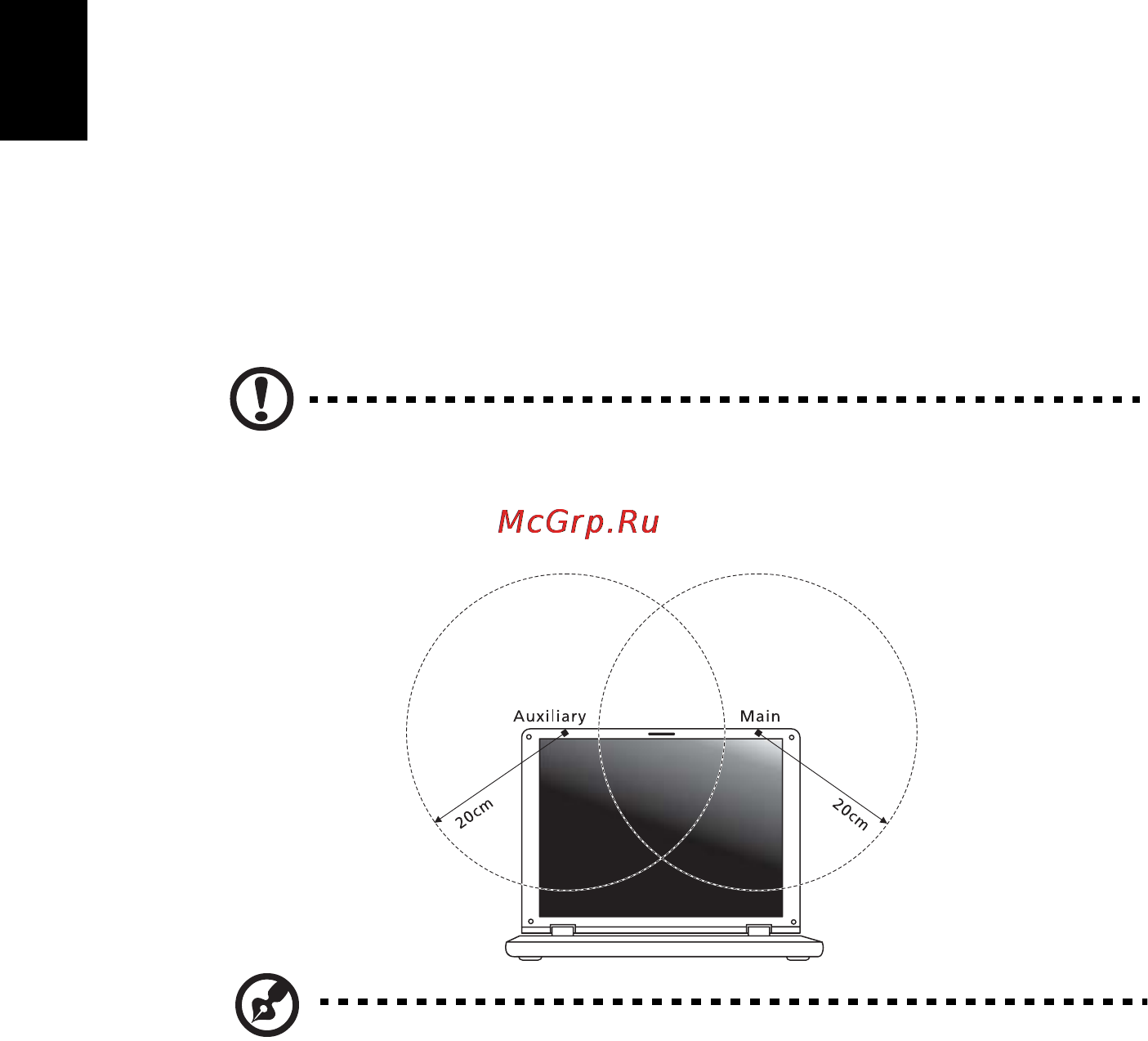 E-Machines E642G [222/1698] Requisito fcc rf per la sicurezza