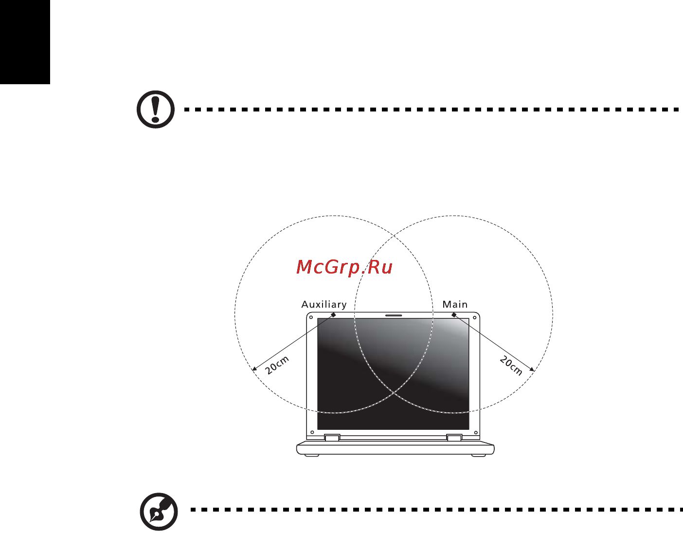 E-Machines E443 [1356/1994] Fcc raadiosageduste ohutuse nõue