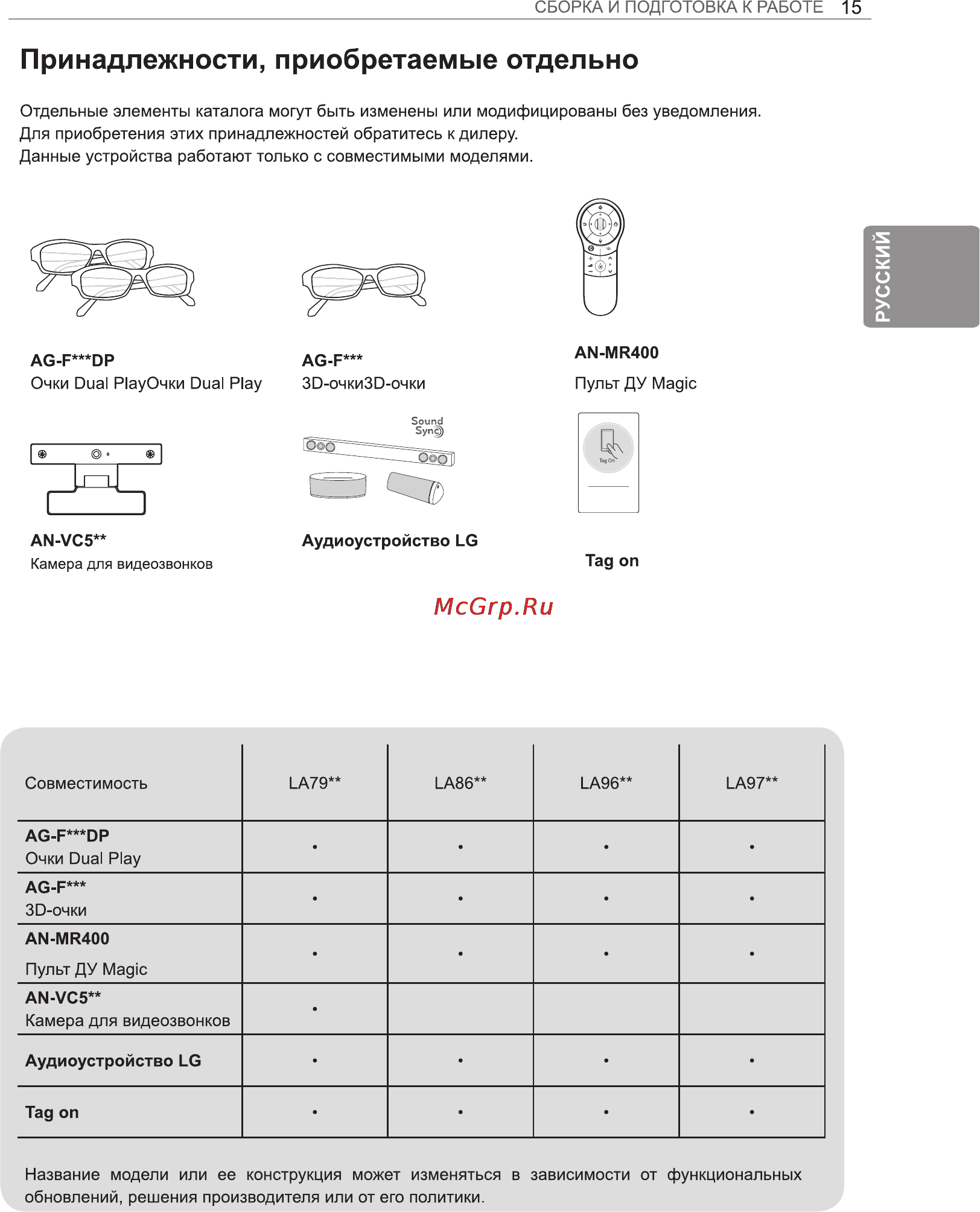 LG 42LA790V Инструкция по эксплуатации онлайн [19/112] 81994