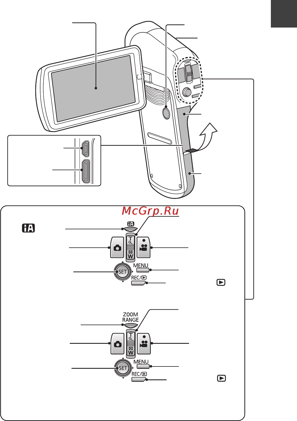 Panasonic HX-DC1 [15/178] Вид сзади
