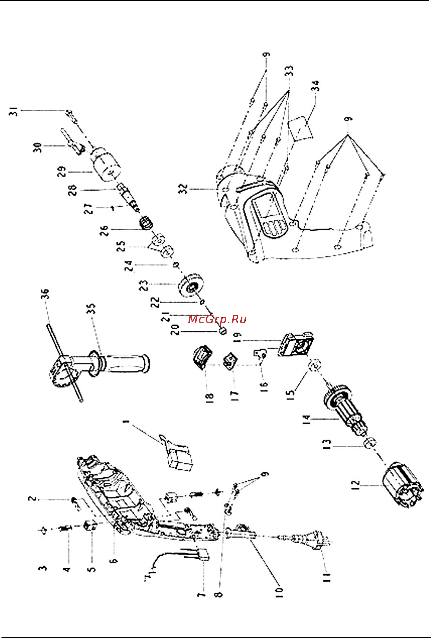 Stomer SPD-651 [34/44] Exploded view