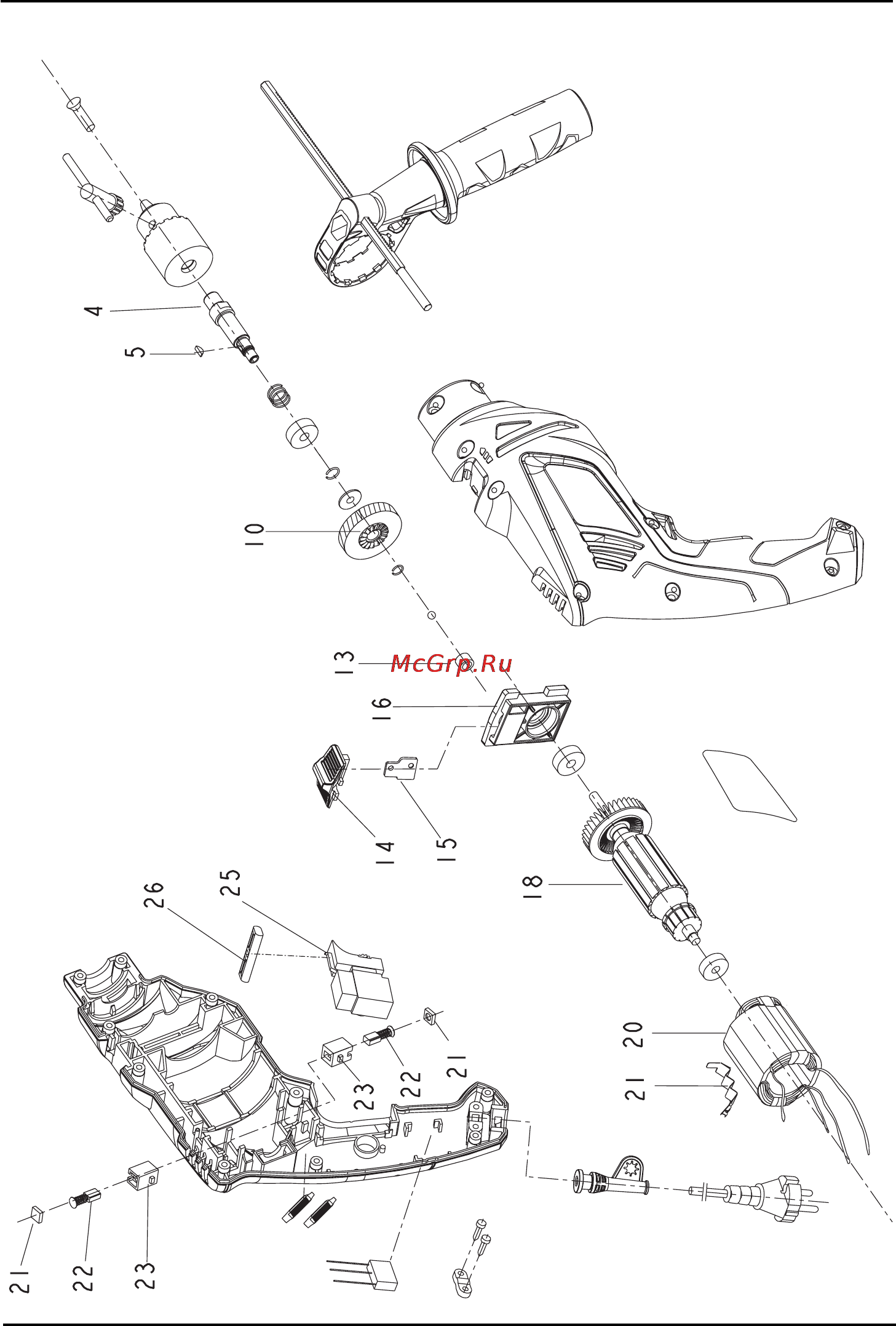 Stomer SPD-655 [34/44] Exploded view