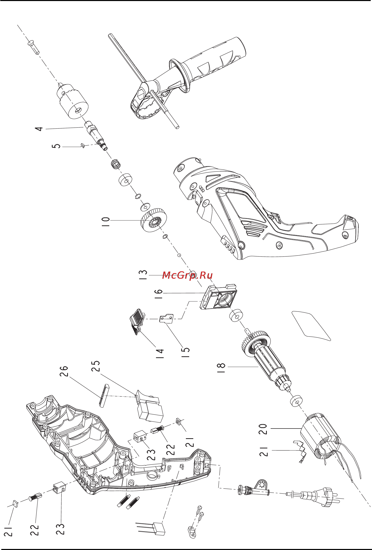 Stomer SPD-655-Q [34/44] Exploded view
