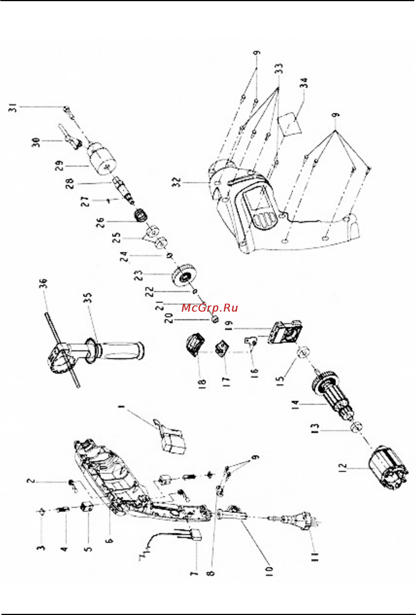 Stomer SPD-652 [34/44] Exploded view