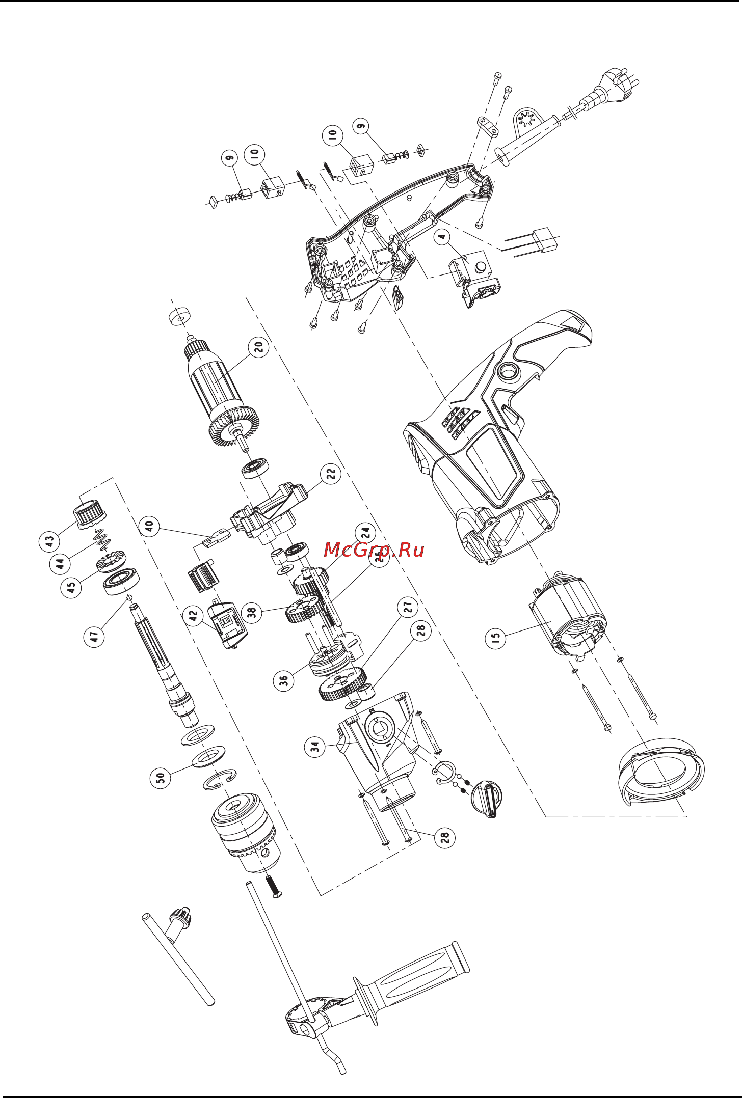 Stomer SPD-855x2 [34/44] Exploded view spd 855x2