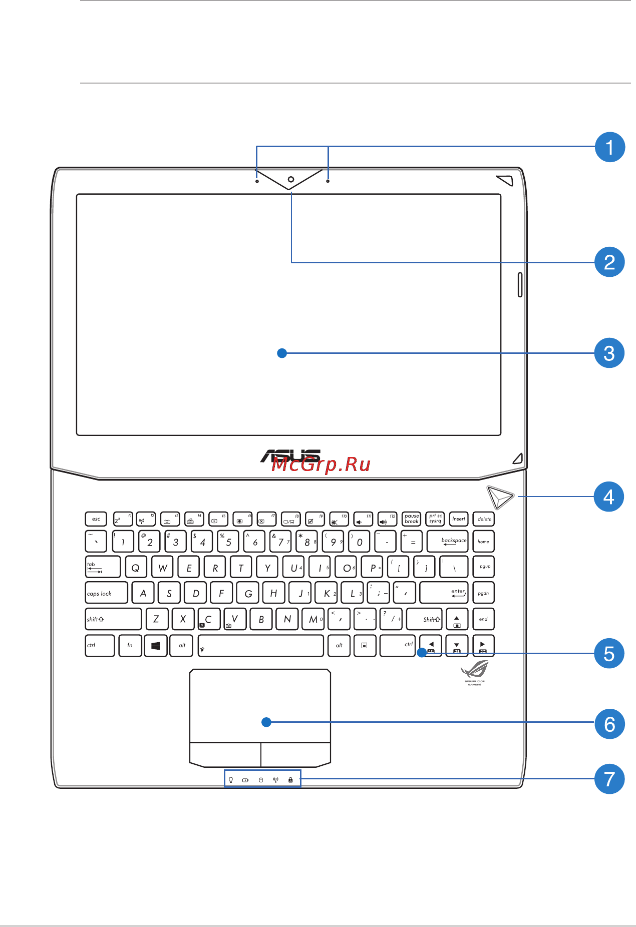 Asus G46VW-CZ091H [12/102] Знакомство с ноутбуком