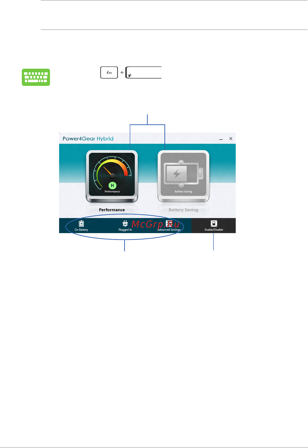 Asus G46VW-CZ091H [62/102] Power4gear hybrid