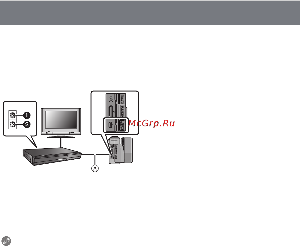 Panasonic LUMIX DMC-GX1 [187/225] Копирование воспроизводимого изображения при помощи кабеля av