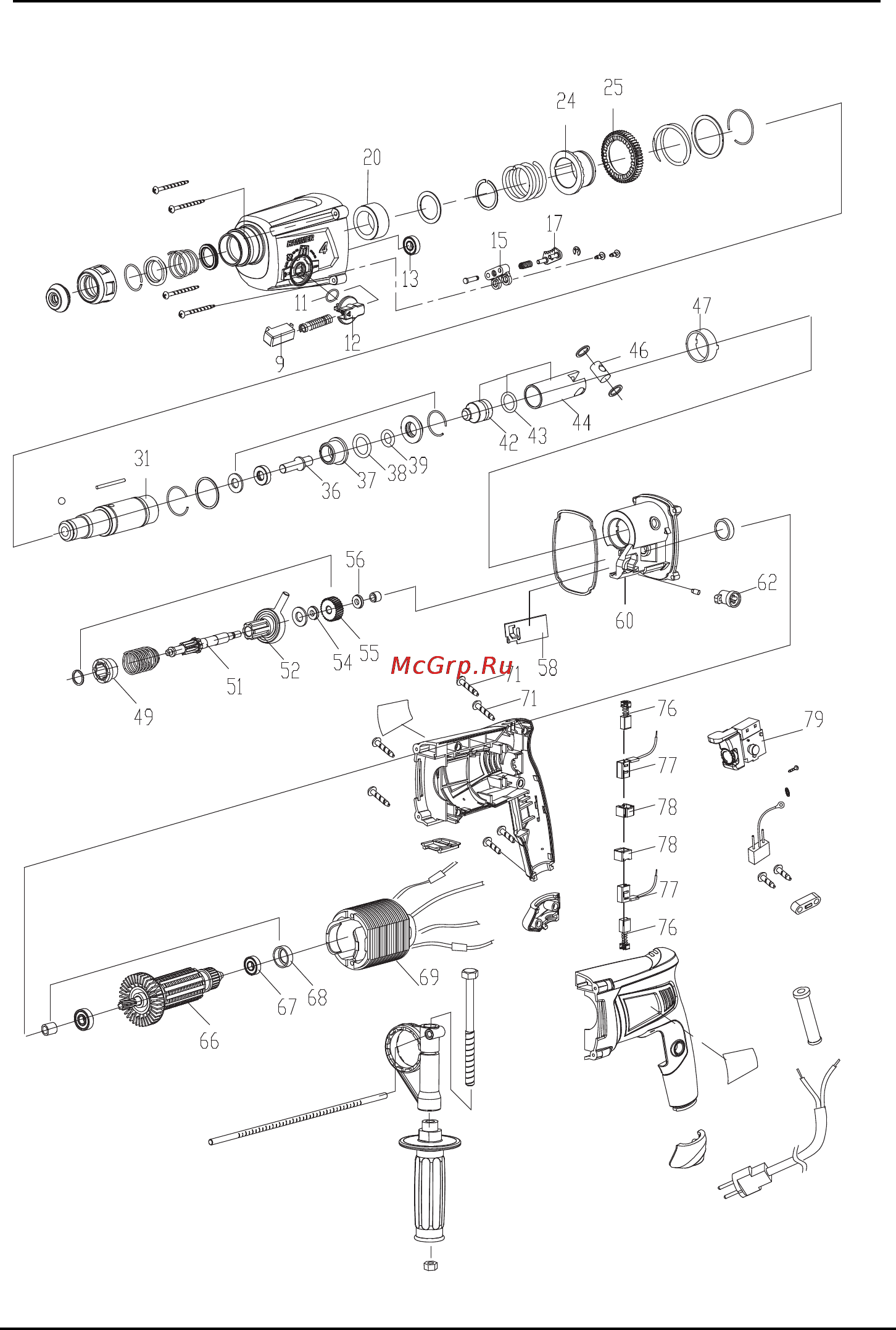 Stomer SRD-850-K [34/44] Exploded view