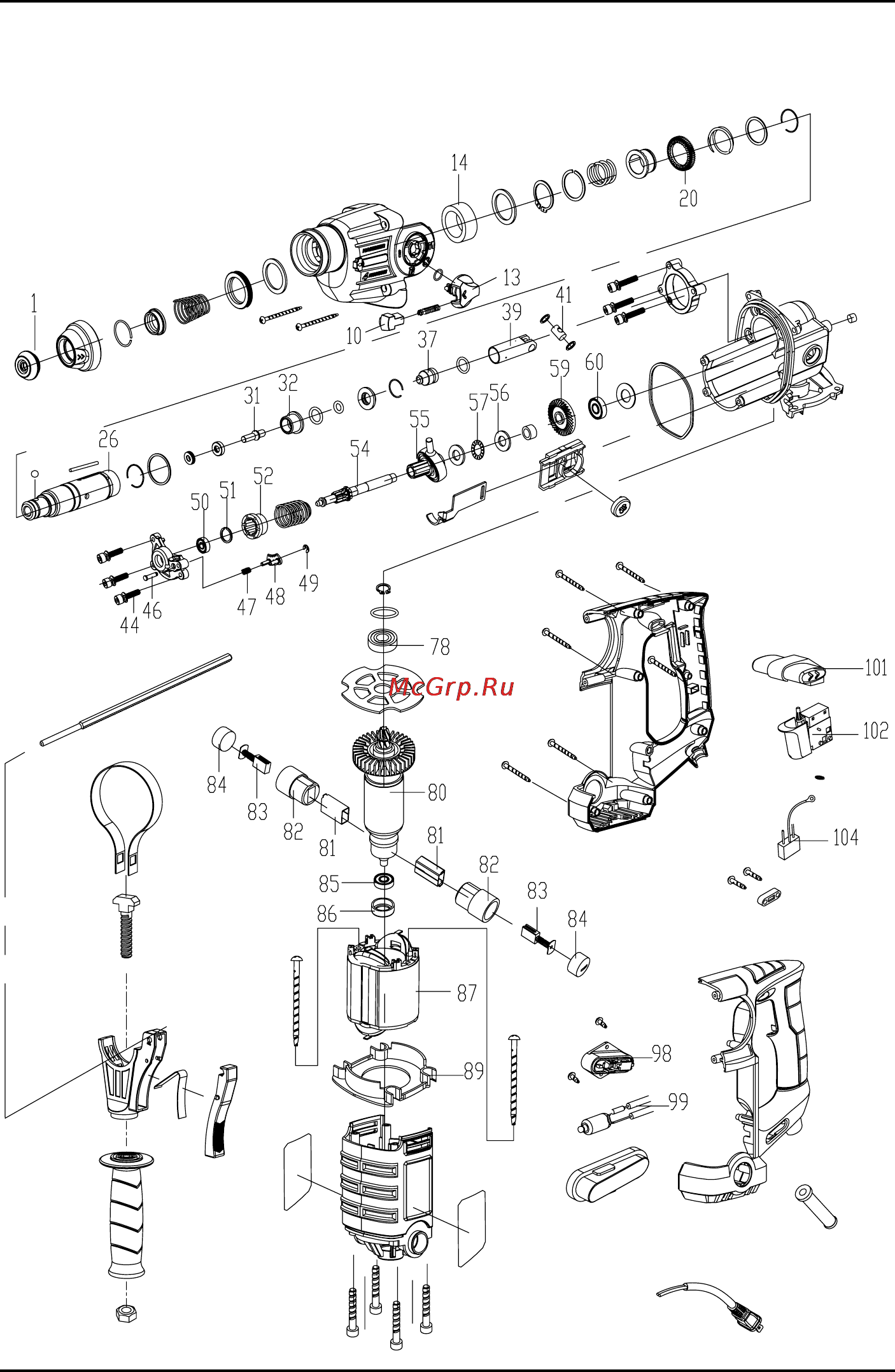 Stomer SRD-950-K [34/44] Exploded view srd 950 k