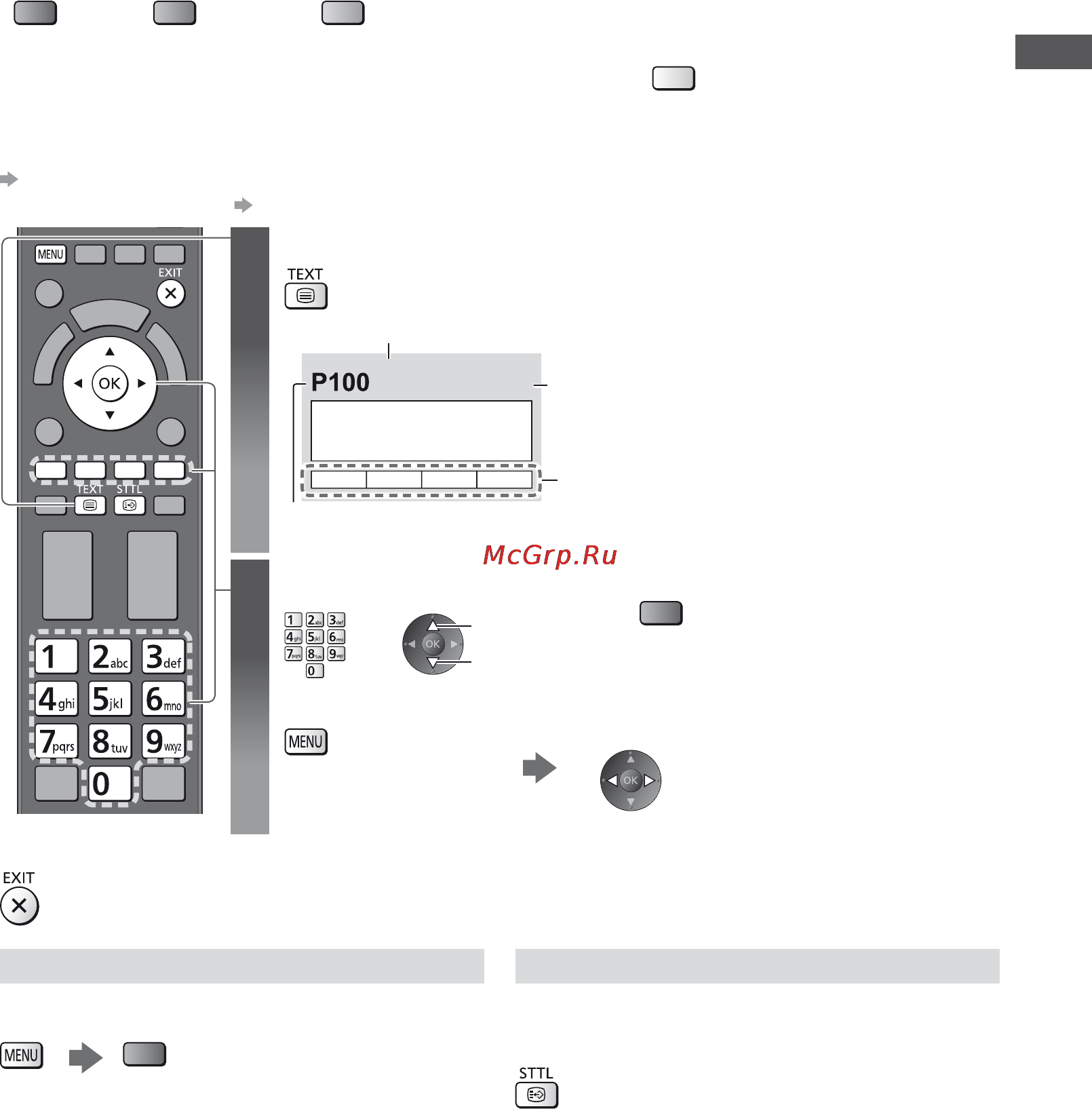 Panasonic VIERA TX-LR55WT50 [27/108] Просмотр телетекста