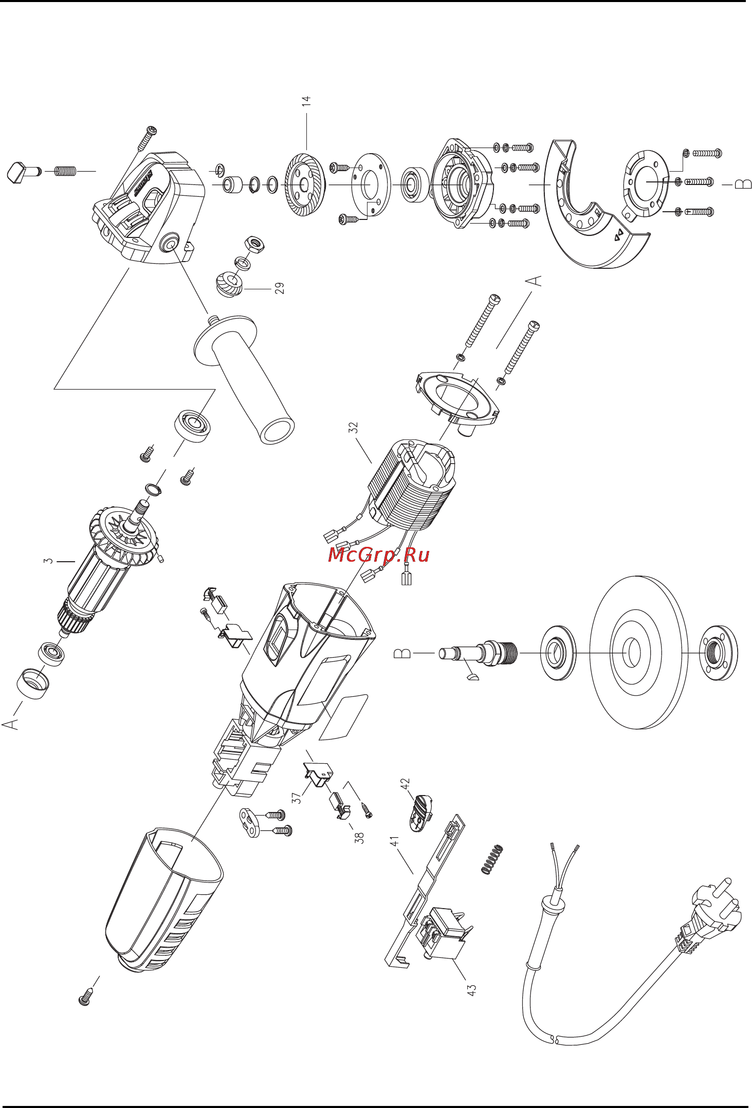 Stomer SAG-901 [48/56] Exploded view