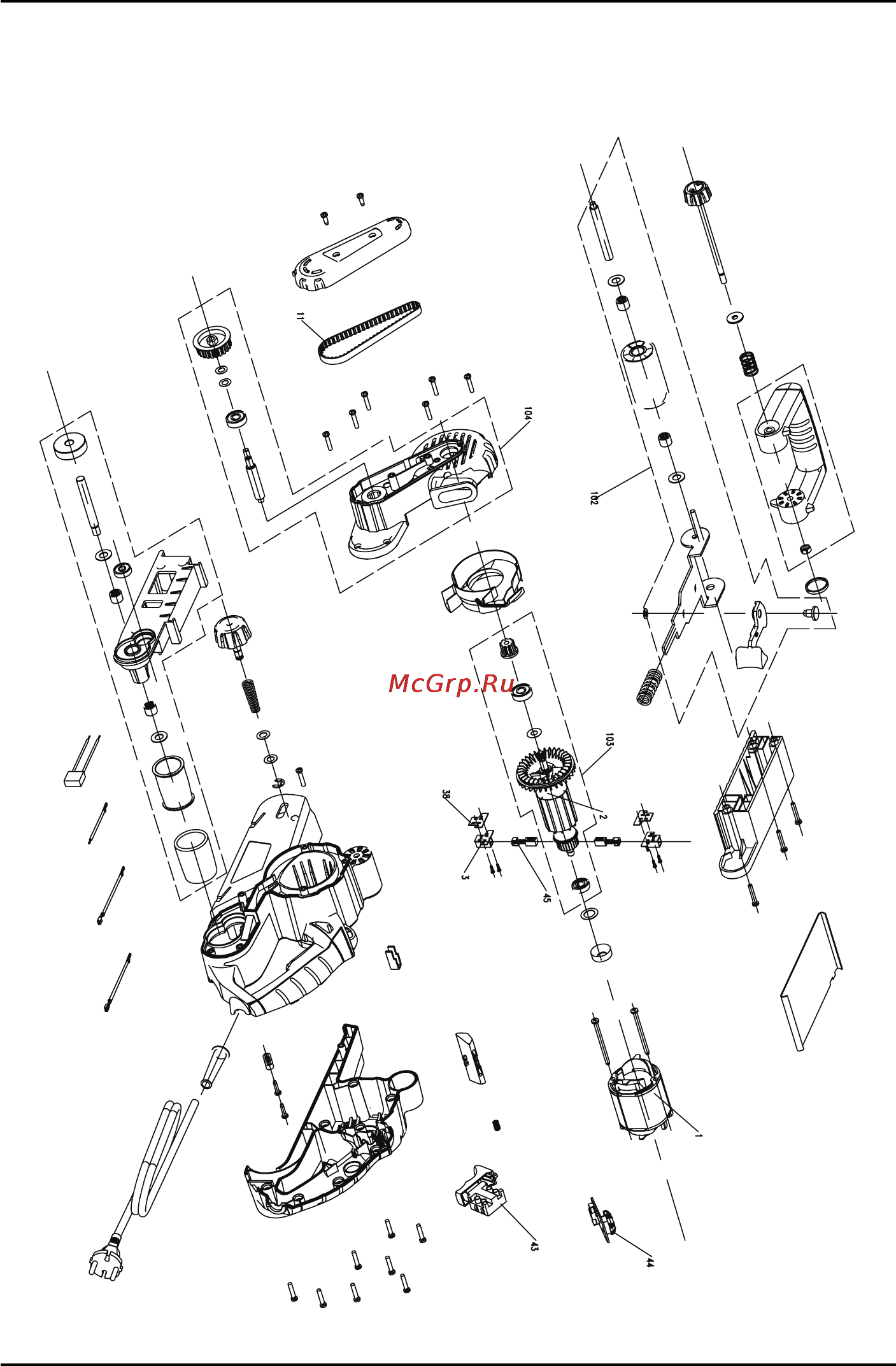 Stomer SBS-860 [34/44] Exploded view sbs 860