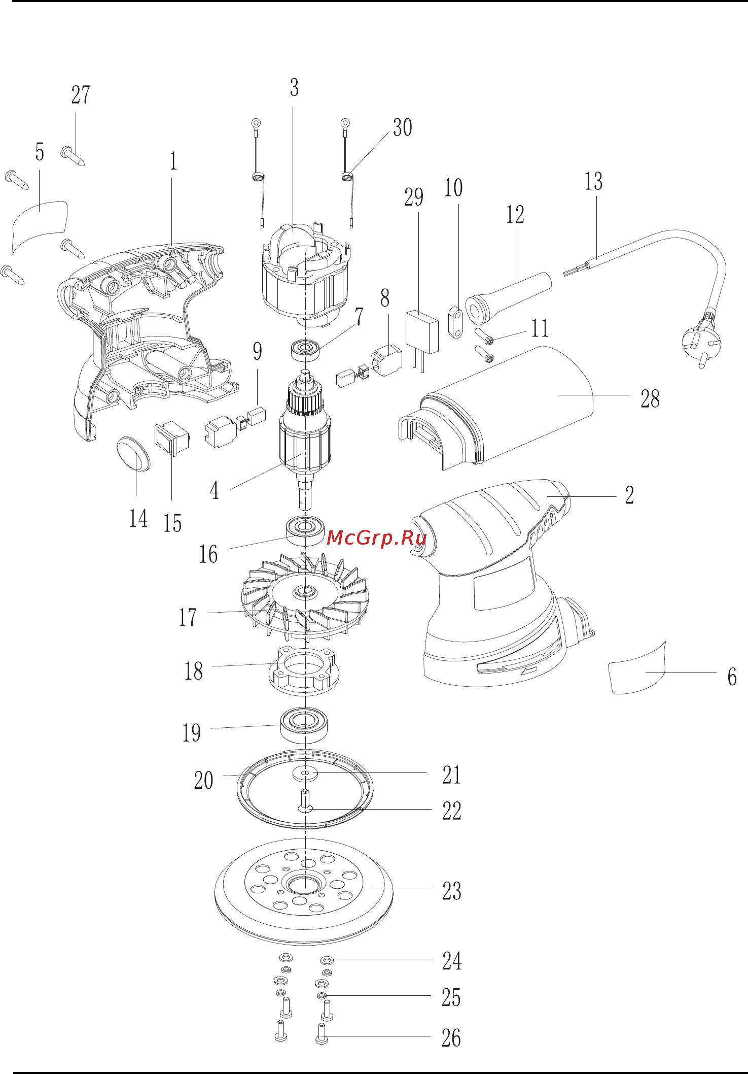 Stomer SRS-220 [32/40] Exploded view