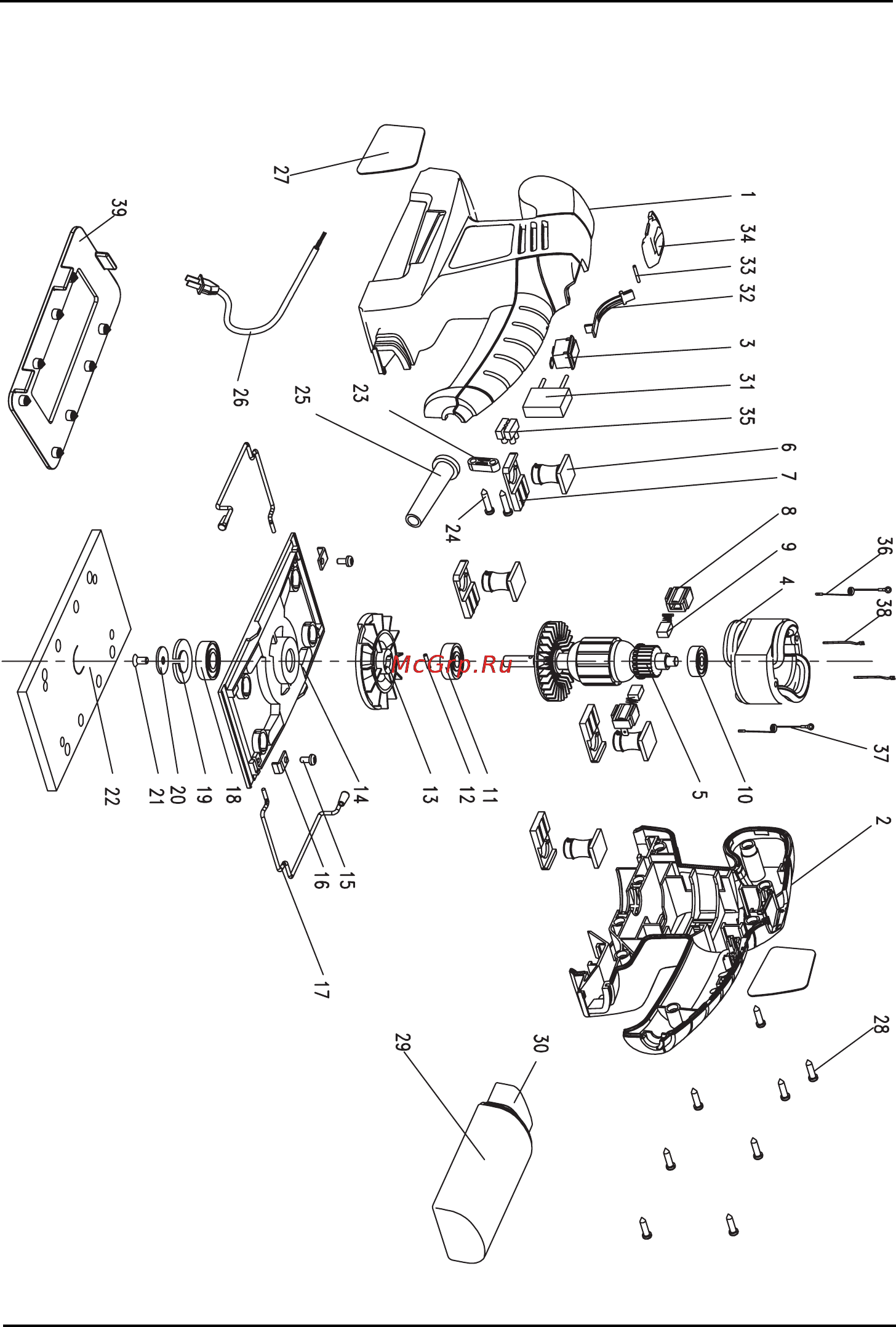 Stomer SFS-223 [32/40] Exploded view